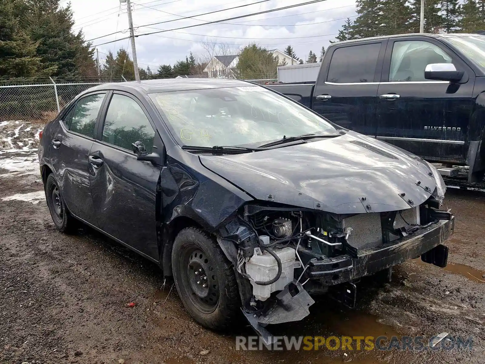 1 Photograph of a damaged car 2T1BURHEXKC203052 TOYOTA COROLLA 2019