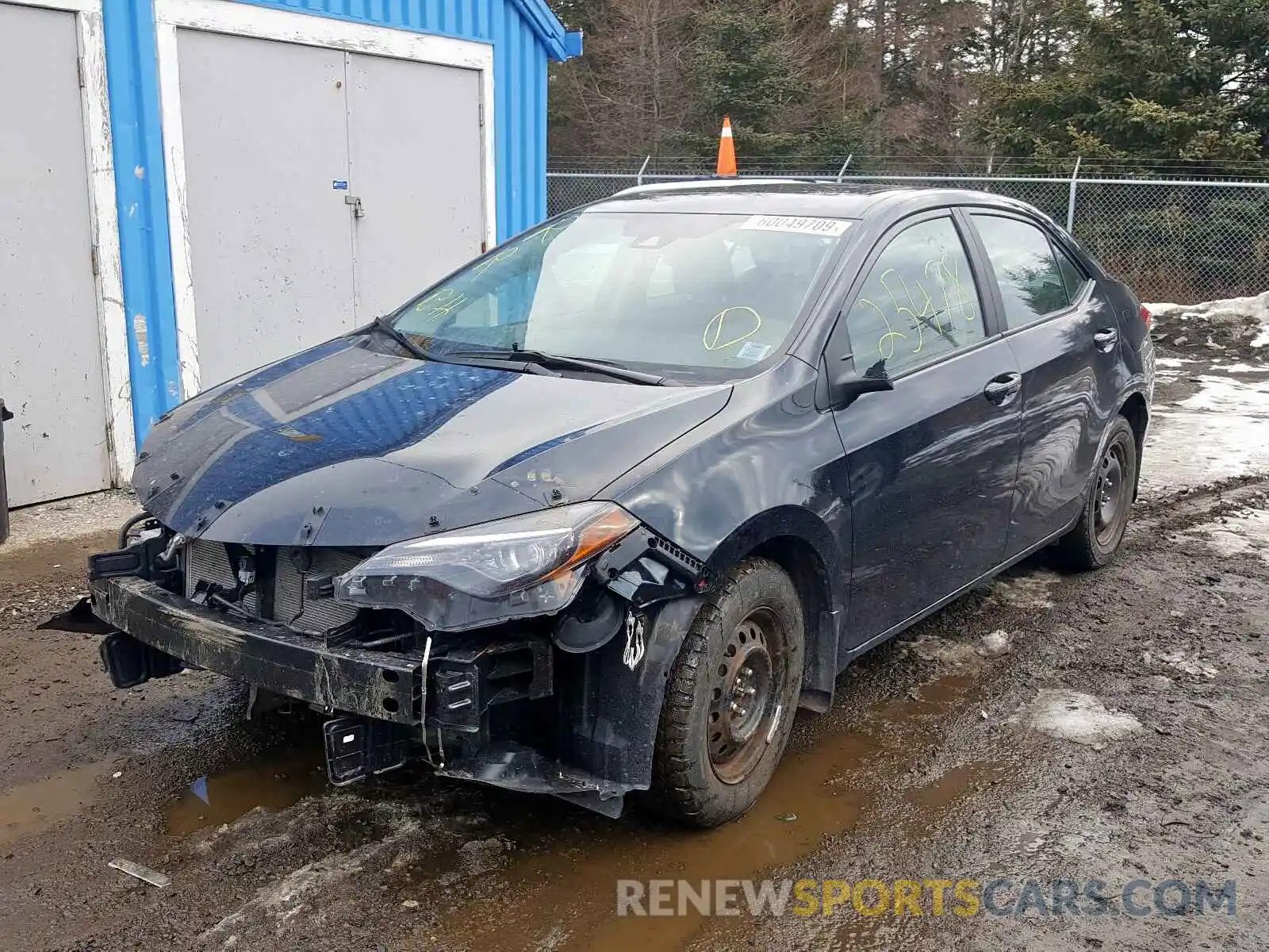 2 Photograph of a damaged car 2T1BURHEXKC203052 TOYOTA COROLLA 2019