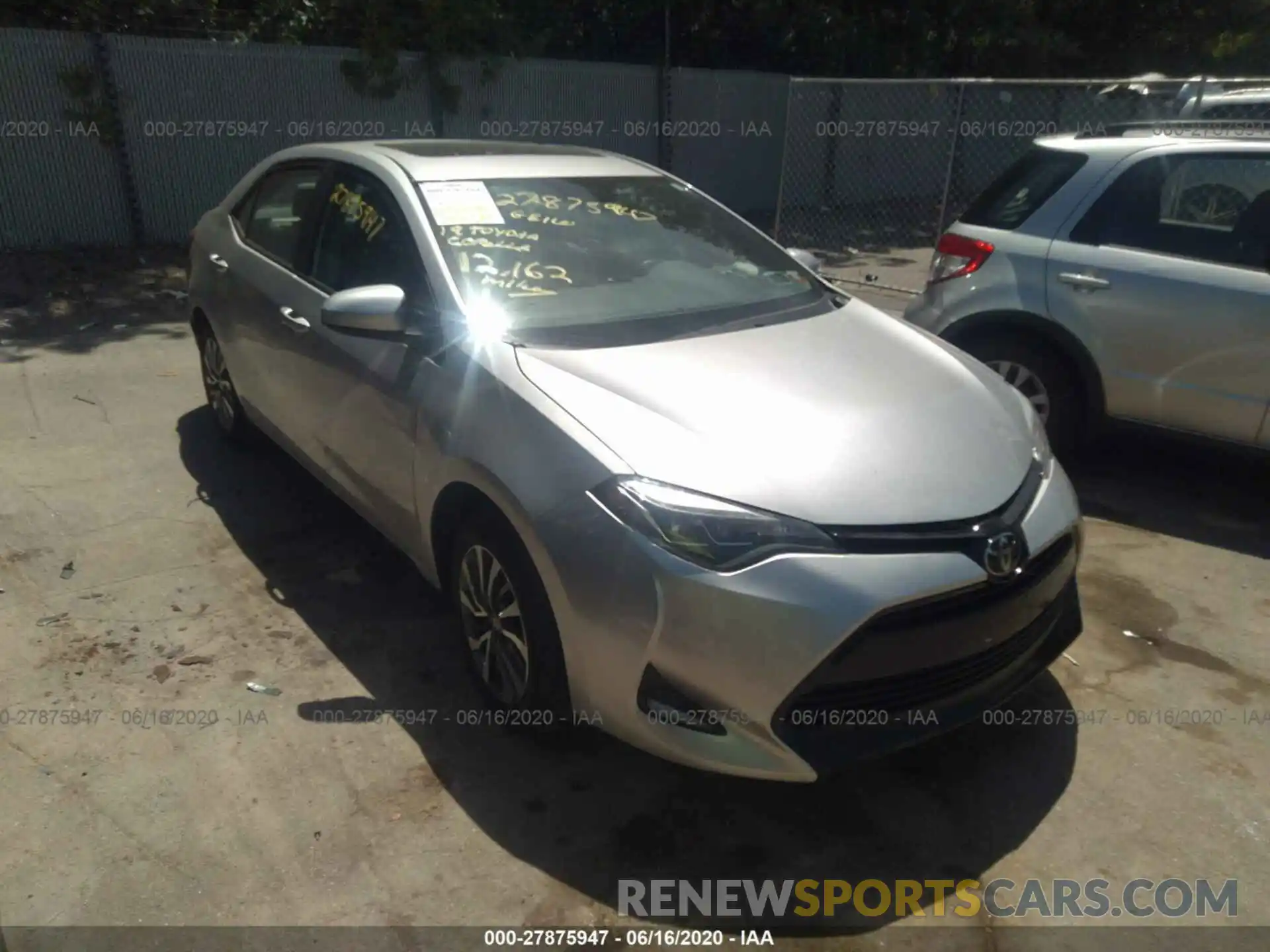 1 Photograph of a damaged car 2T1BURHEXKC203097 TOYOTA COROLLA 2019