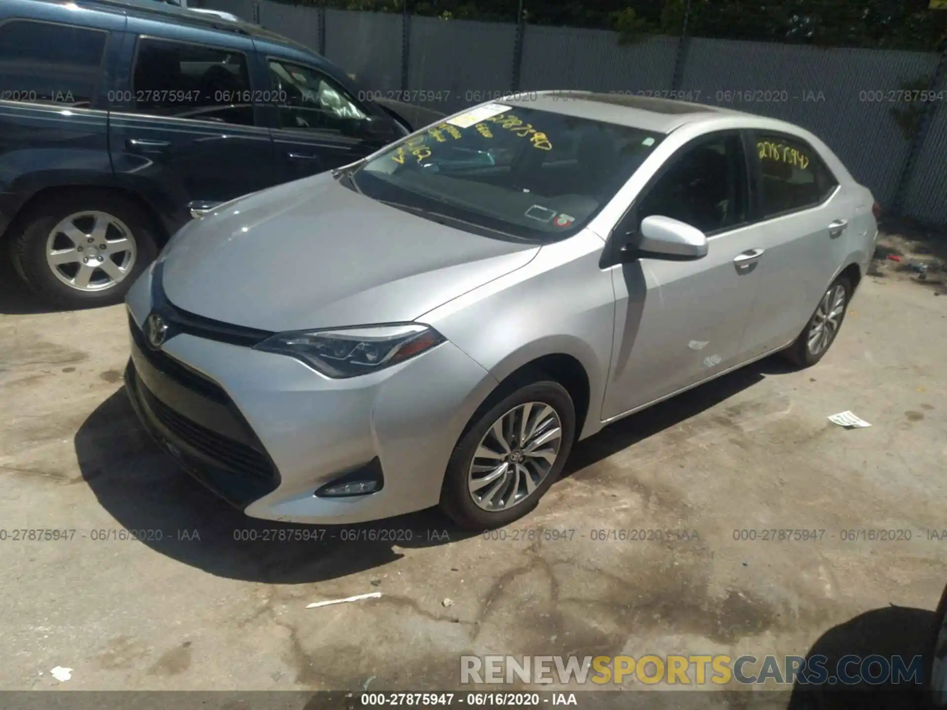 2 Photograph of a damaged car 2T1BURHEXKC203097 TOYOTA COROLLA 2019