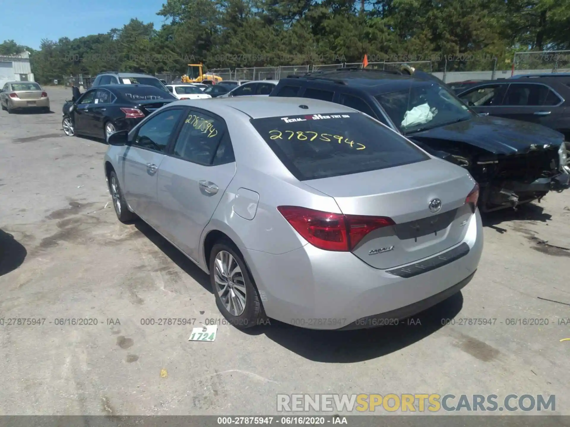 3 Photograph of a damaged car 2T1BURHEXKC203097 TOYOTA COROLLA 2019