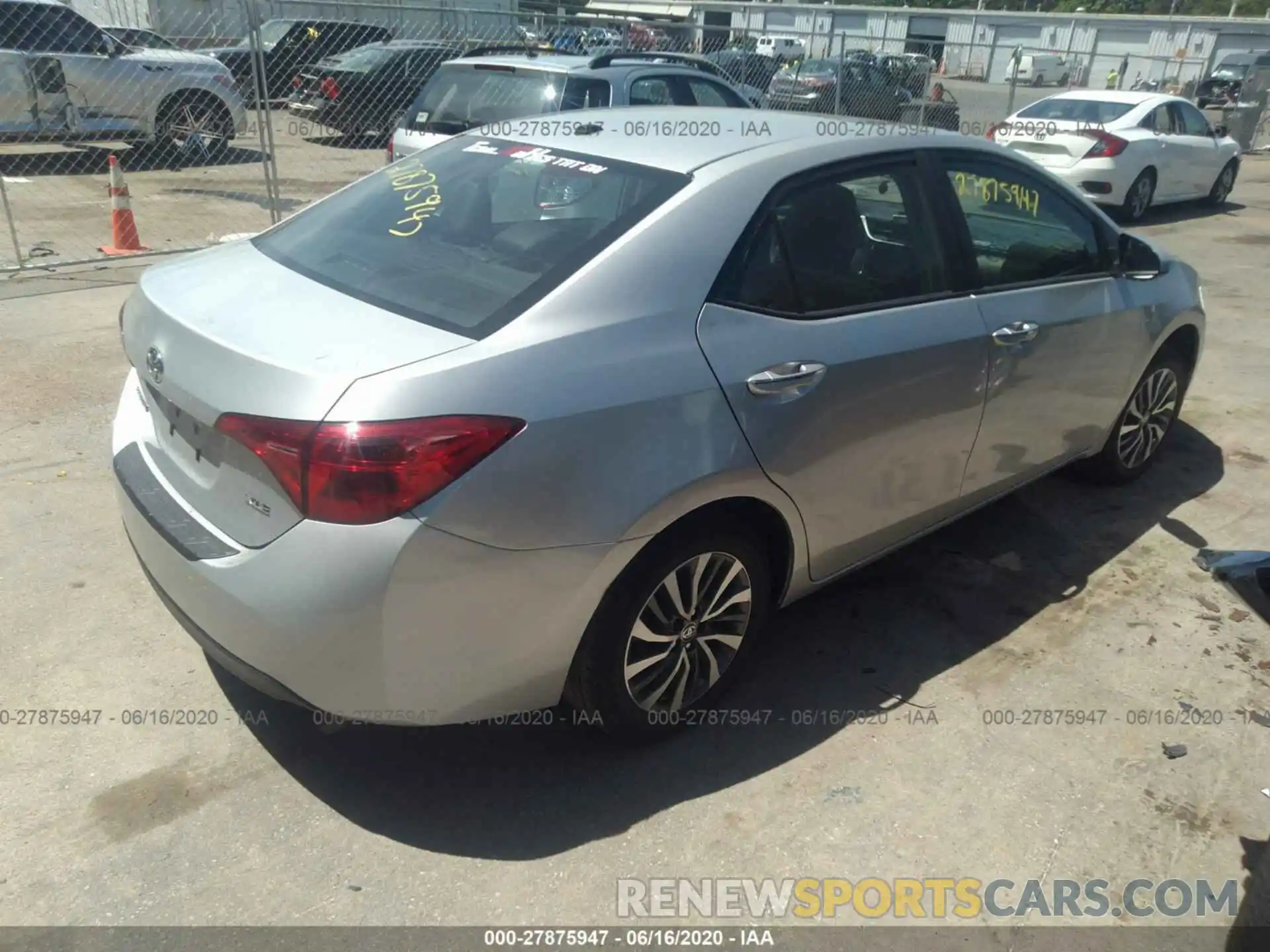 4 Photograph of a damaged car 2T1BURHEXKC203097 TOYOTA COROLLA 2019