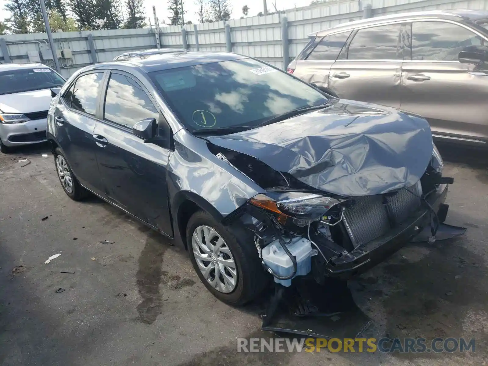 1 Photograph of a damaged car 2T1BURHEXKC203388 TOYOTA COROLLA 2019