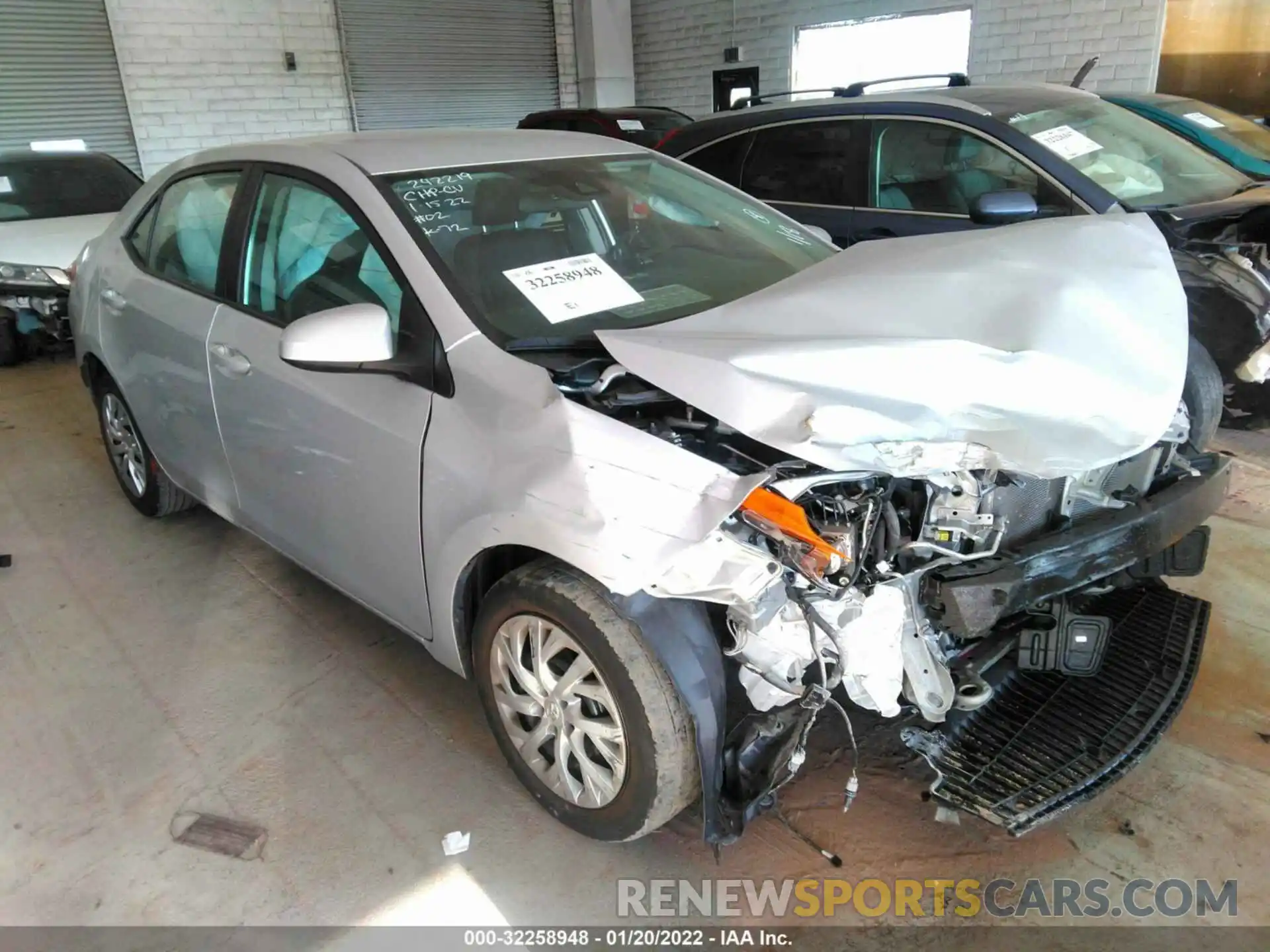 1 Photograph of a damaged car 2T1BURHEXKC203732 TOYOTA COROLLA 2019