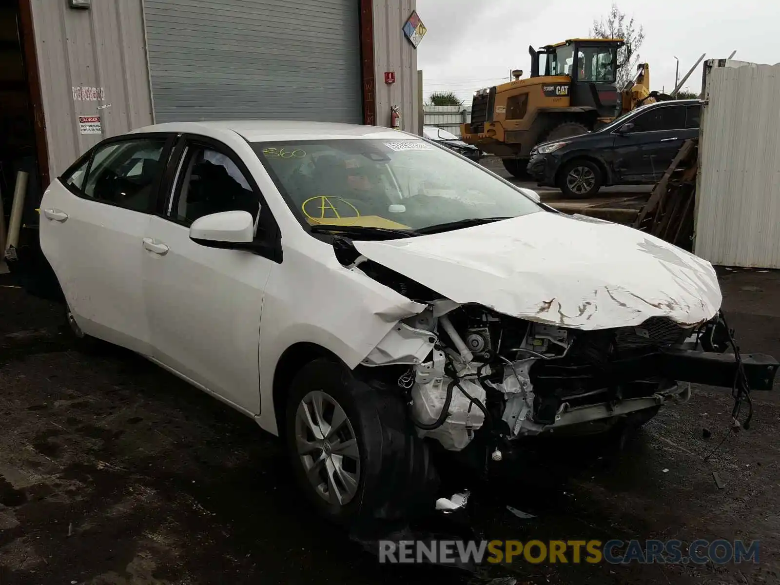 1 Photograph of a damaged car 2T1BURHEXKC203911 TOYOTA COROLLA 2019