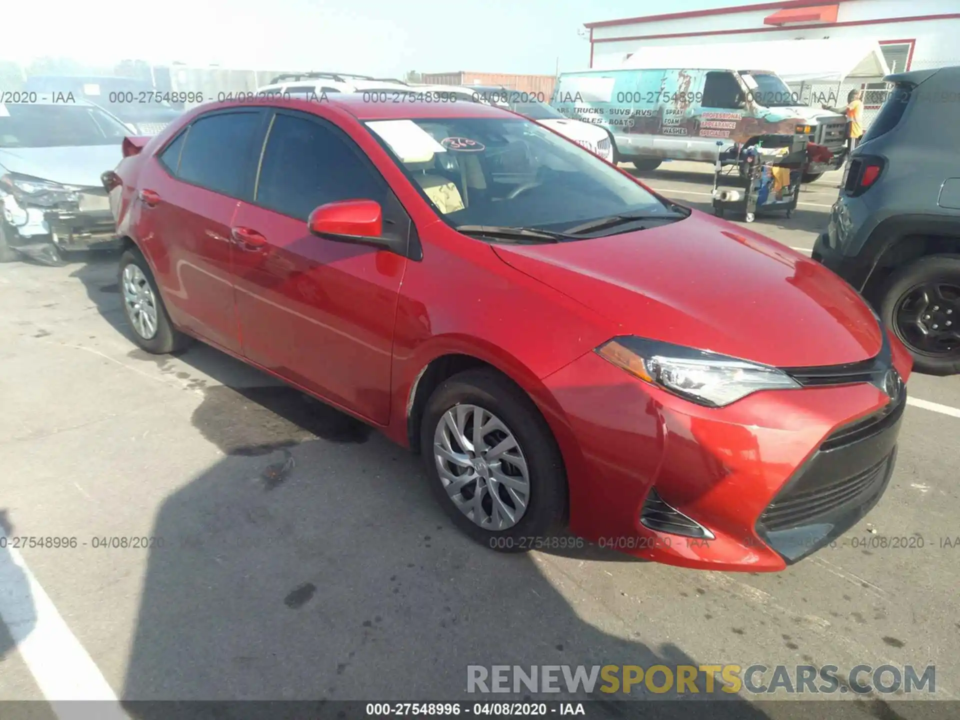 1 Photograph of a damaged car 2T1BURHEXKC203956 TOYOTA COROLLA 2019