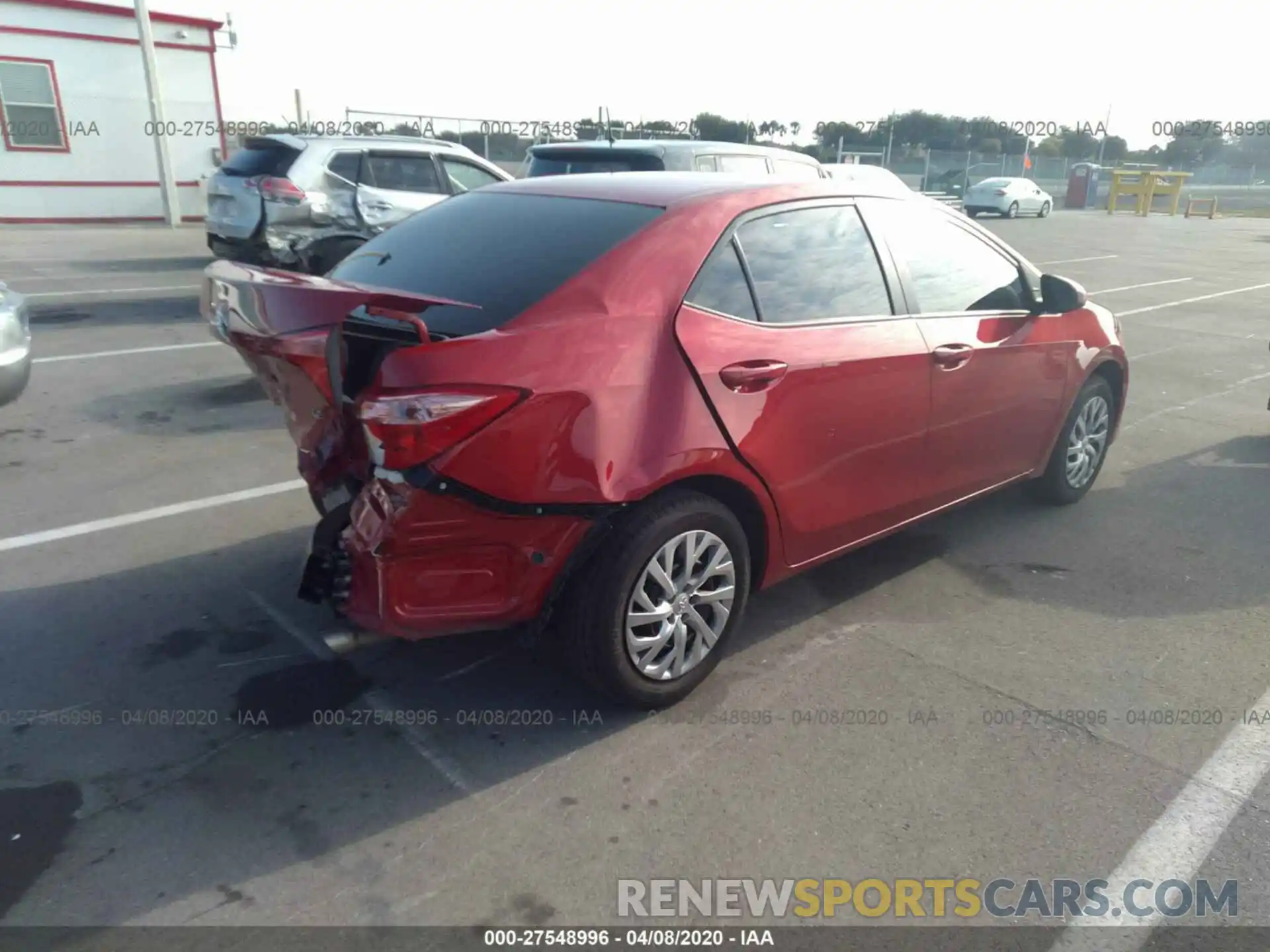 4 Photograph of a damaged car 2T1BURHEXKC203956 TOYOTA COROLLA 2019