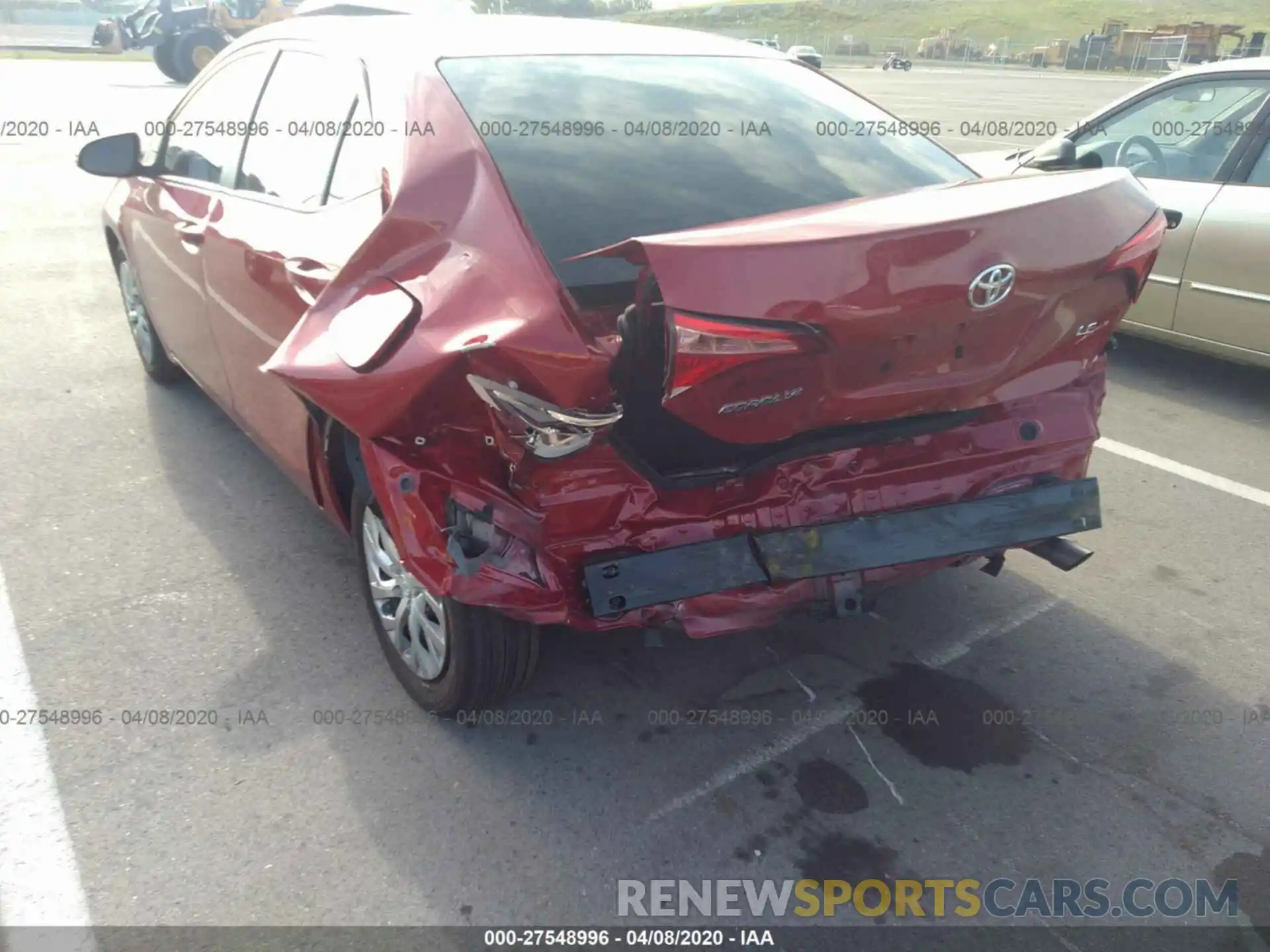 6 Photograph of a damaged car 2T1BURHEXKC203956 TOYOTA COROLLA 2019