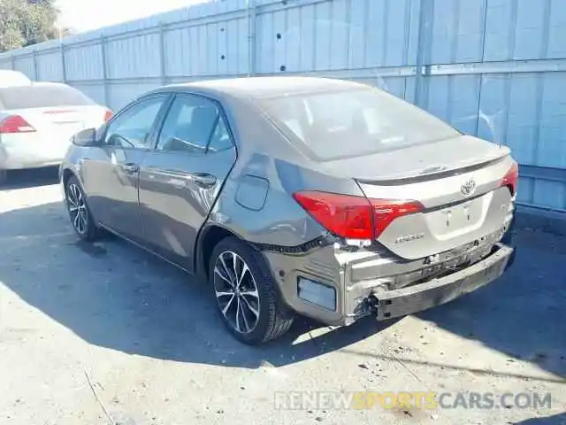 3 Photograph of a damaged car 2T1BURHEXKC204170 TOYOTA COROLLA 2019