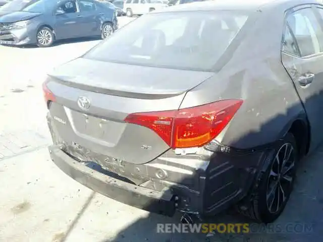 9 Photograph of a damaged car 2T1BURHEXKC204170 TOYOTA COROLLA 2019