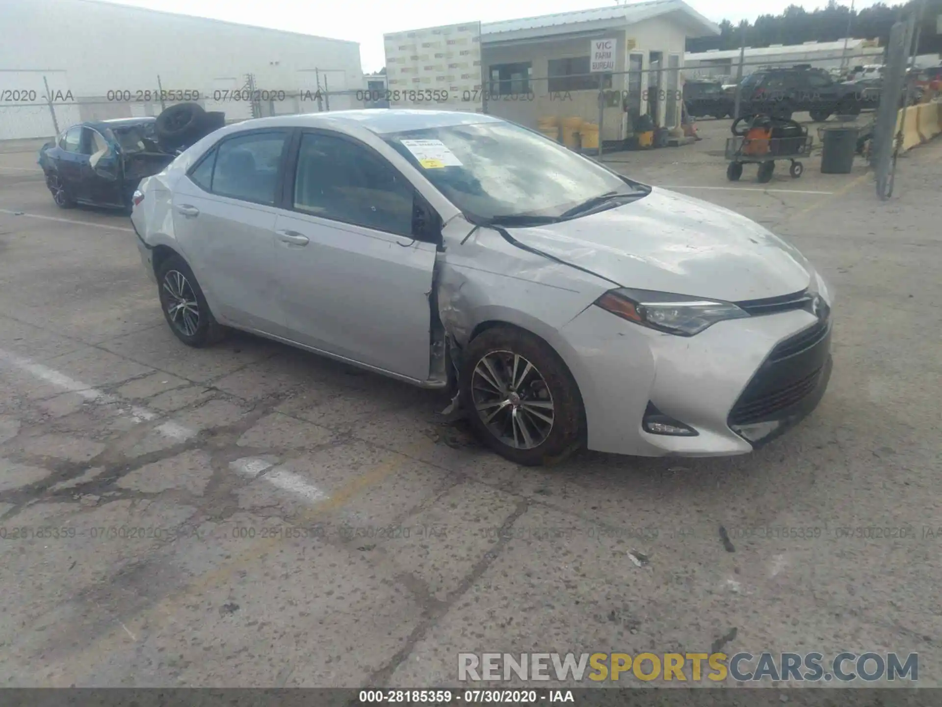 1 Photograph of a damaged car 2T1BURHEXKC204461 TOYOTA COROLLA 2019