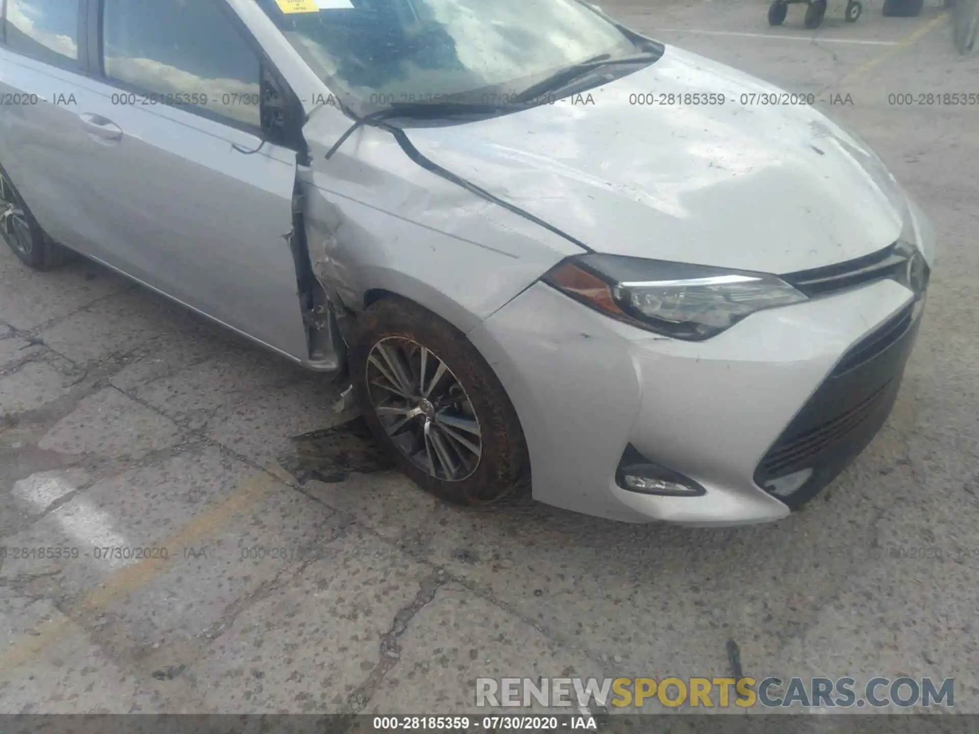 6 Photograph of a damaged car 2T1BURHEXKC204461 TOYOTA COROLLA 2019