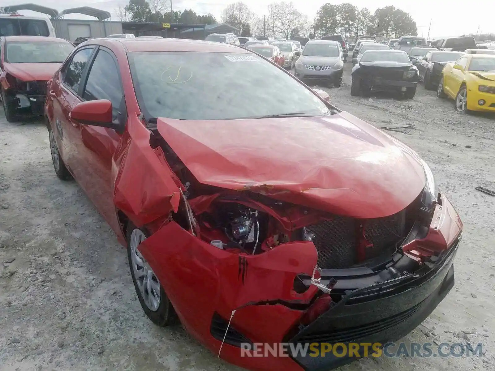 1 Photograph of a damaged car 2T1BURHEXKC204993 TOYOTA COROLLA 2019