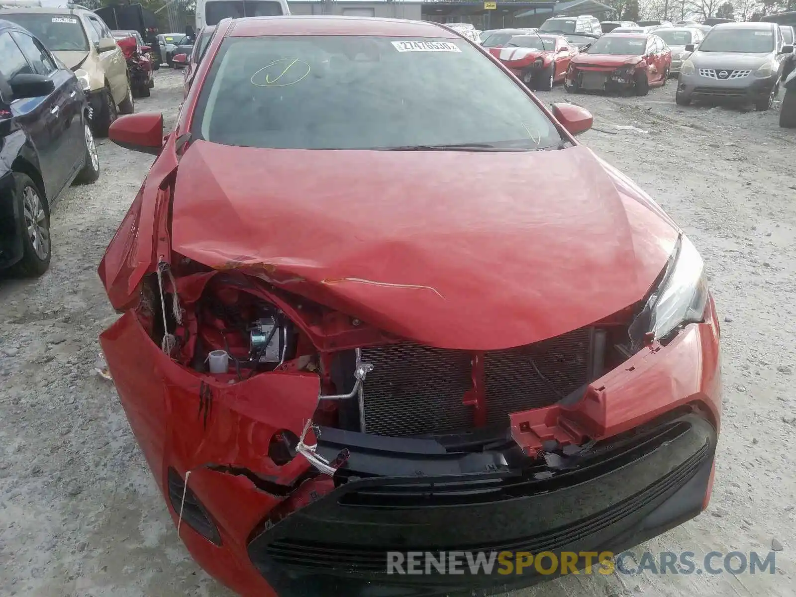 9 Photograph of a damaged car 2T1BURHEXKC204993 TOYOTA COROLLA 2019