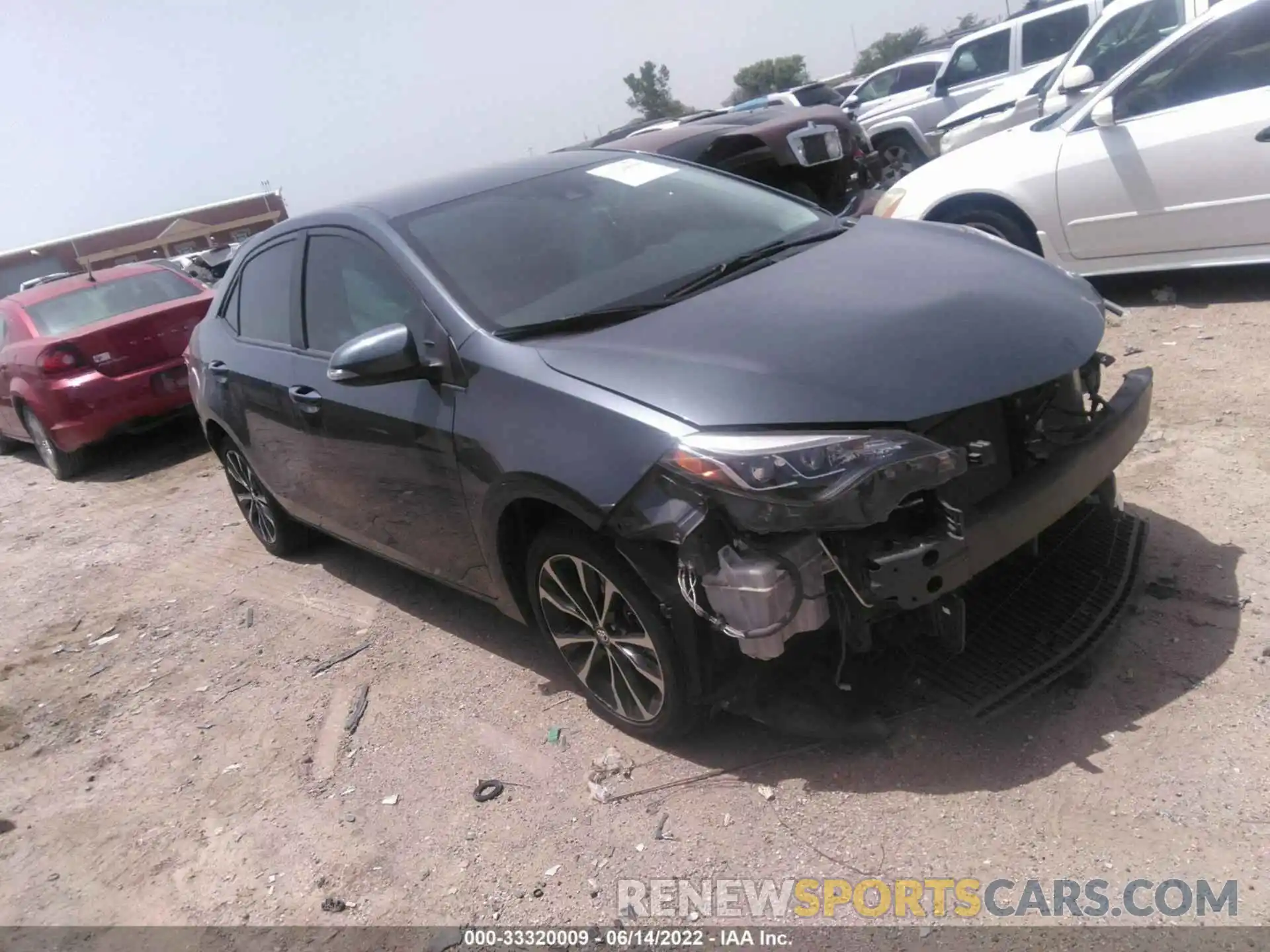 1 Photograph of a damaged car 2T1BURHEXKC205061 TOYOTA COROLLA 2019