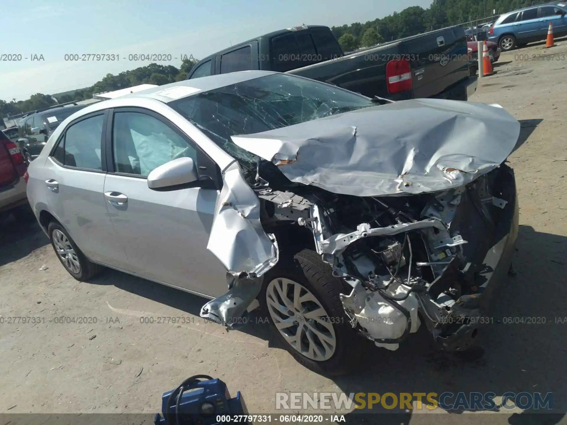 1 Photograph of a damaged car 2T1BURHEXKC205352 TOYOTA COROLLA 2019