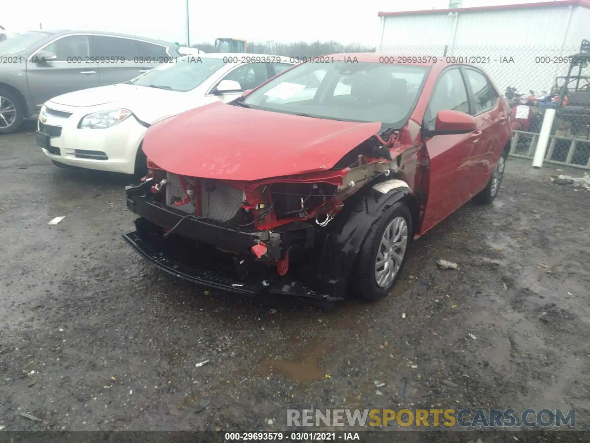 2 Photograph of a damaged car 2T1BURHEXKC205366 TOYOTA COROLLA 2019