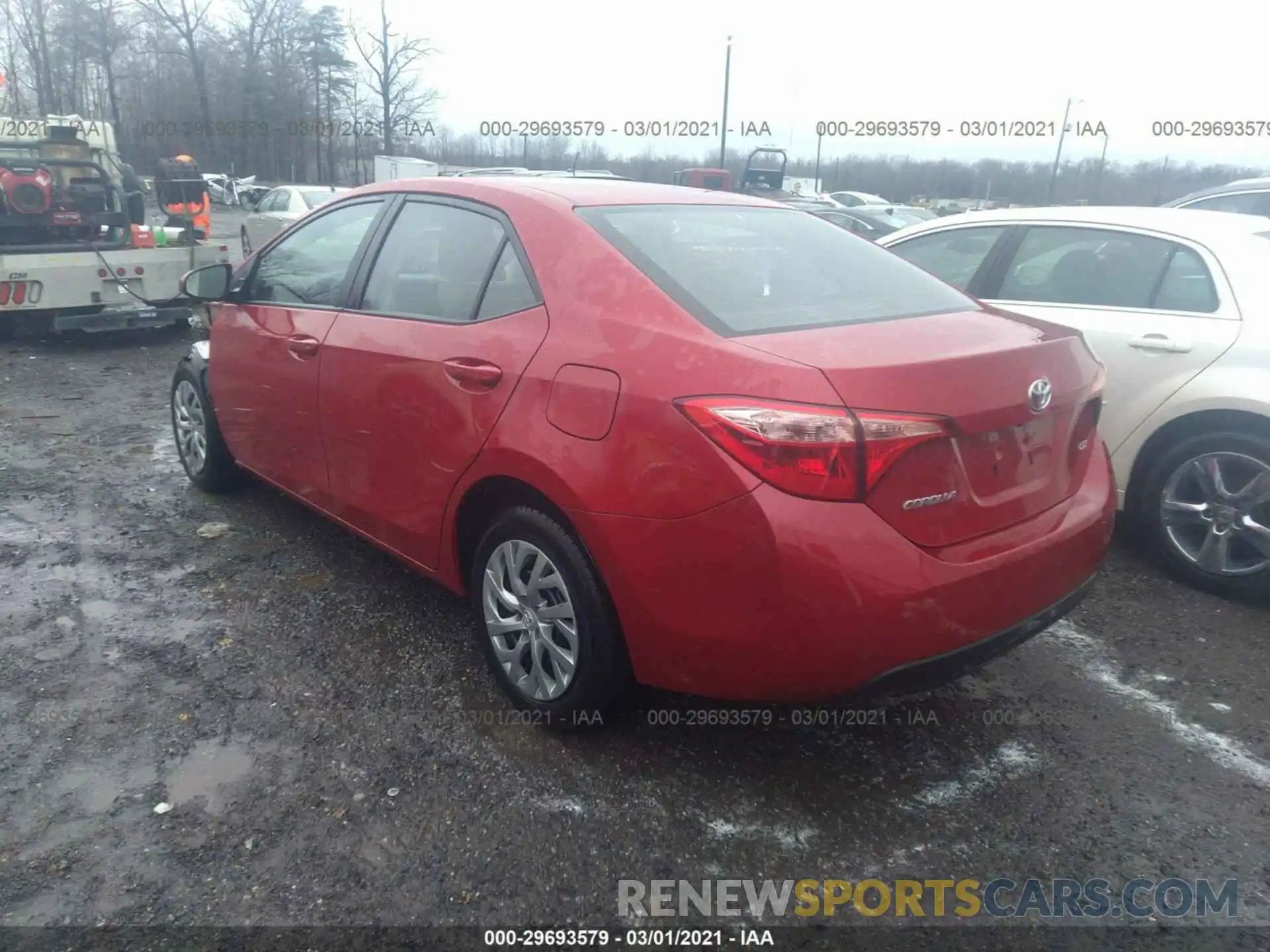 3 Photograph of a damaged car 2T1BURHEXKC205366 TOYOTA COROLLA 2019