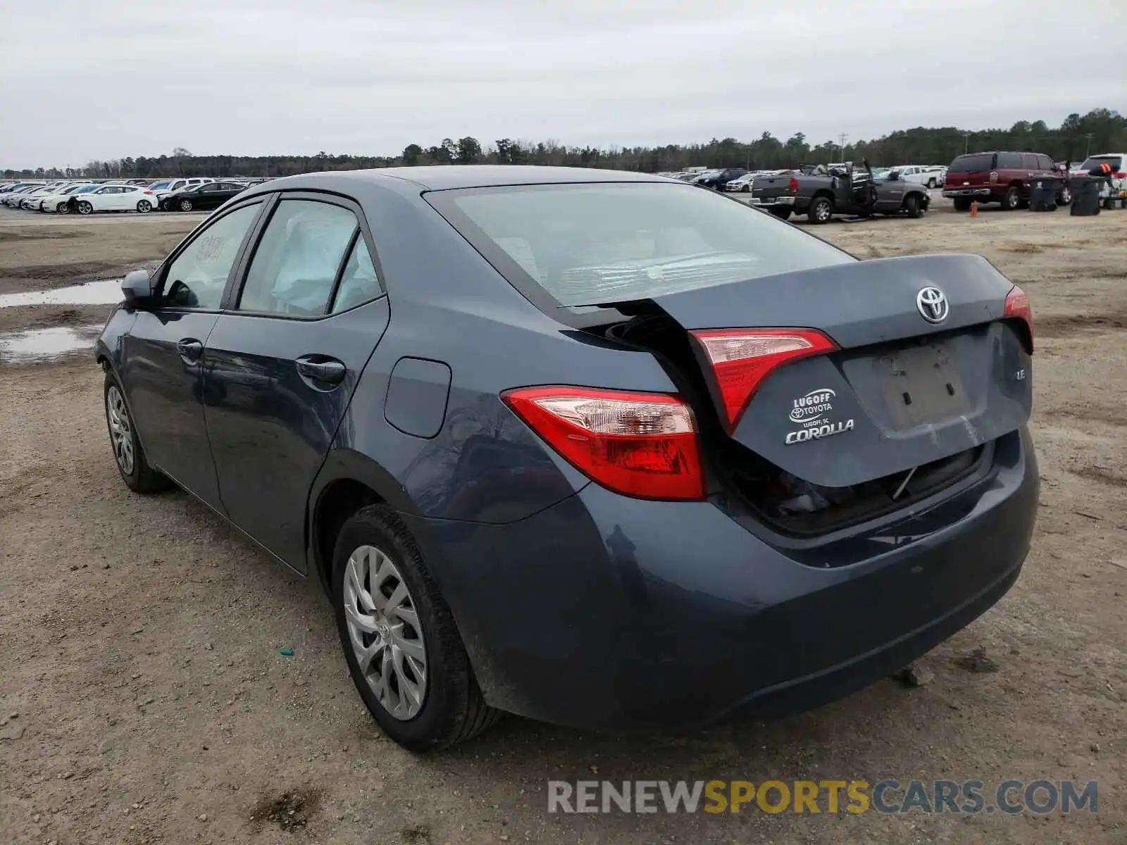 3 Photograph of a damaged car 2T1BURHEXKC205643 TOYOTA COROLLA 2019