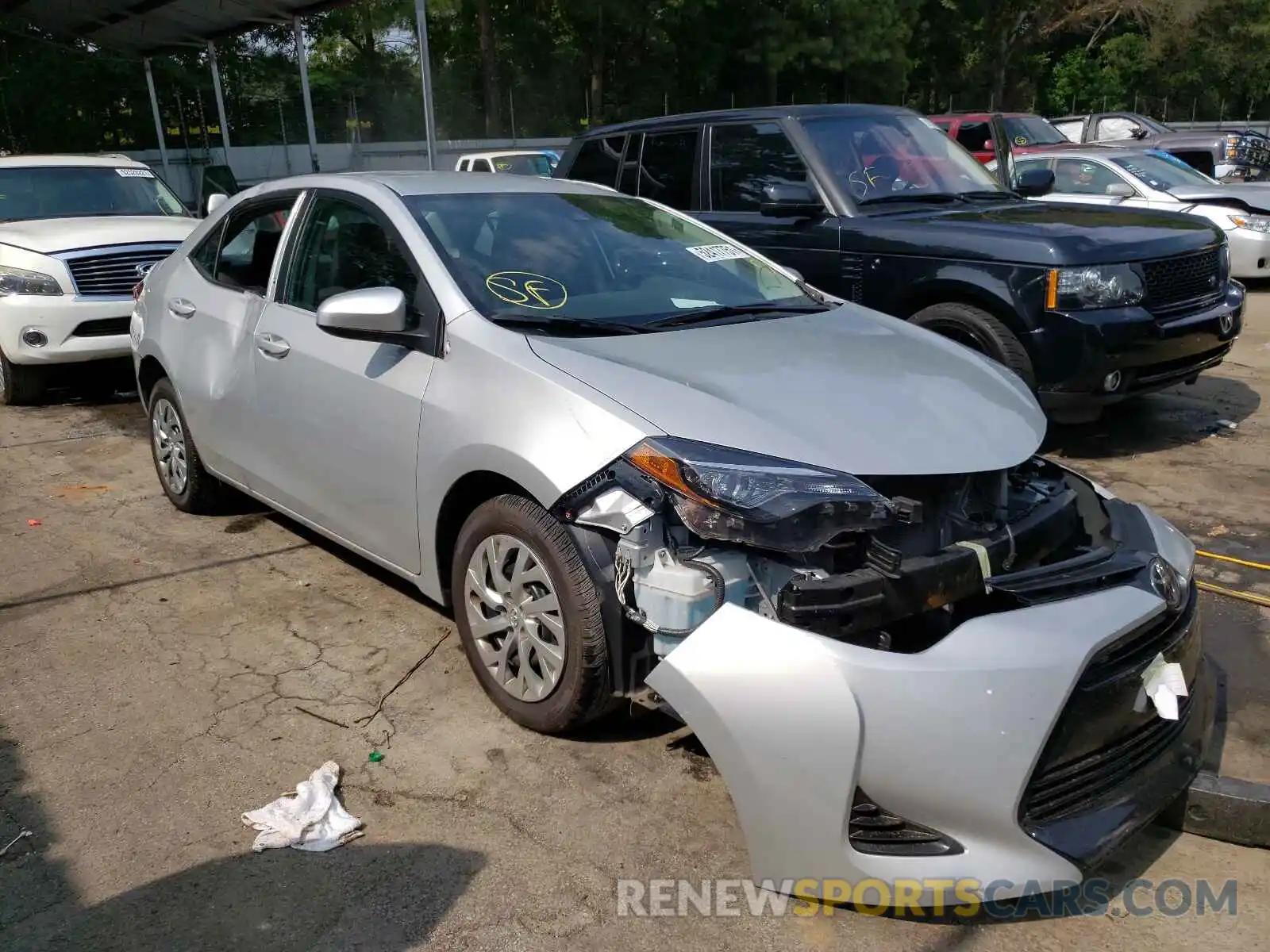 1 Photograph of a damaged car 2T1BURHEXKC205769 TOYOTA COROLLA 2019