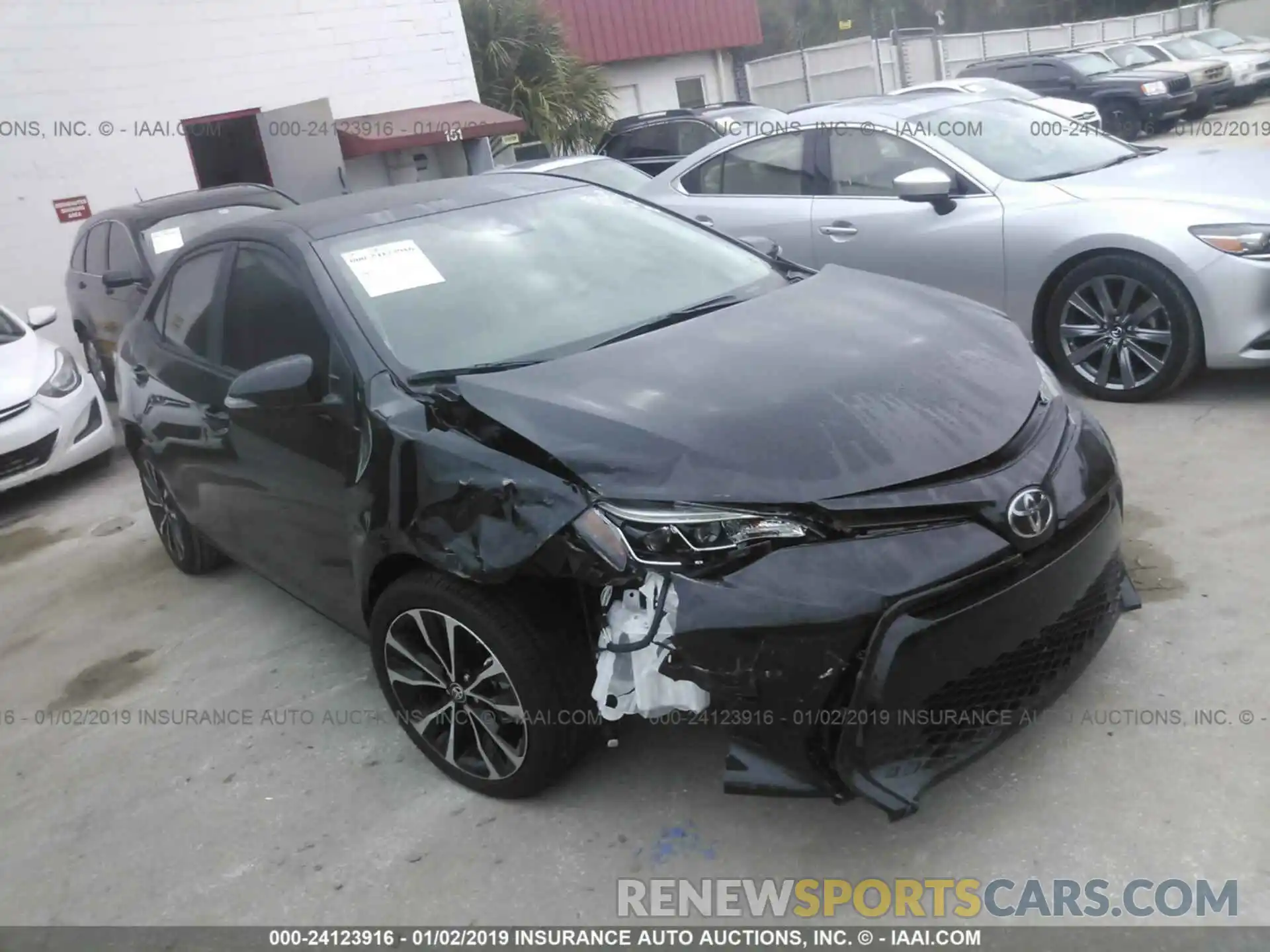 1 Photograph of a damaged car 2T1BURHEXKC205822 TOYOTA COROLLA 2019