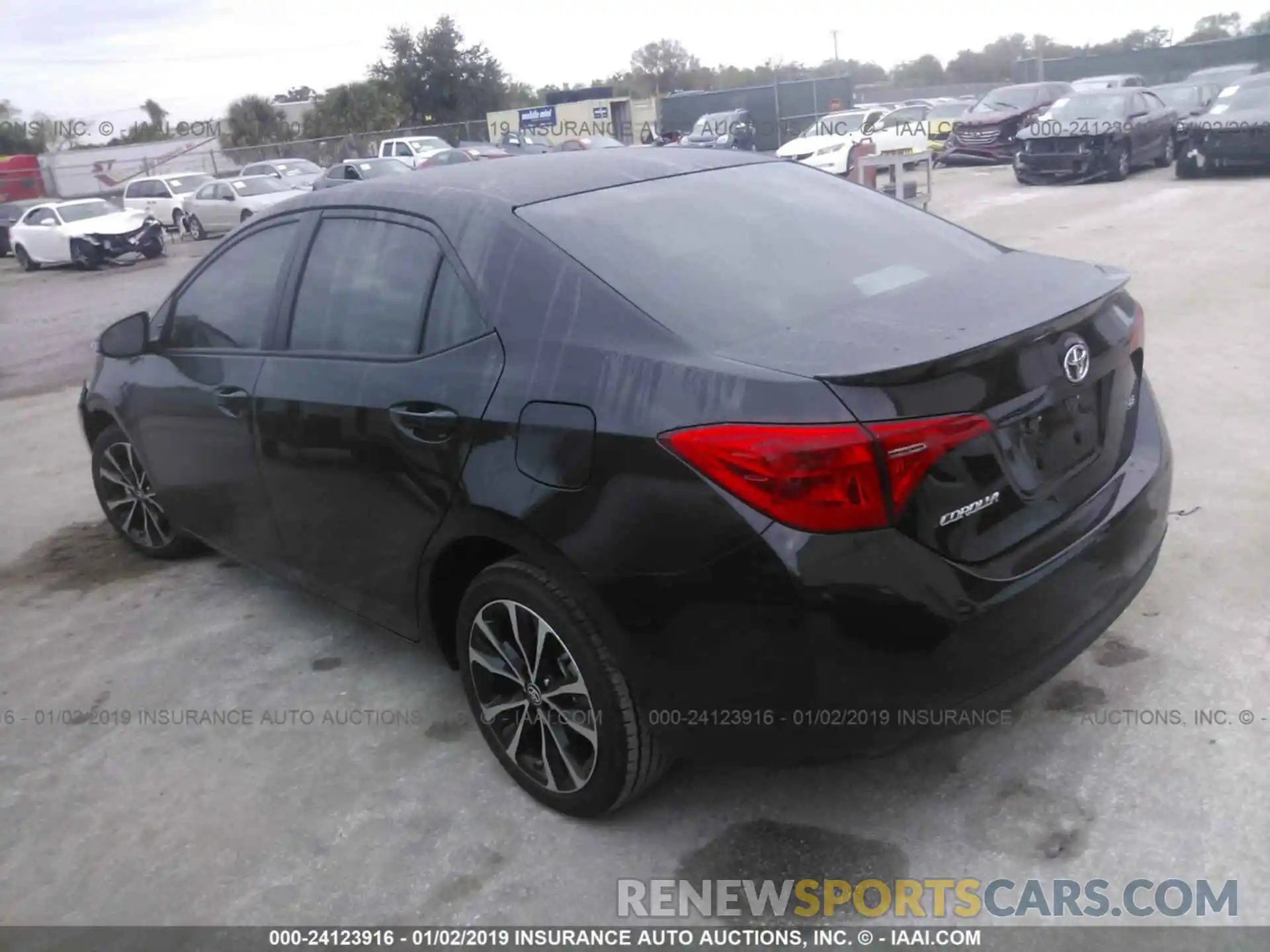 3 Photograph of a damaged car 2T1BURHEXKC205822 TOYOTA COROLLA 2019