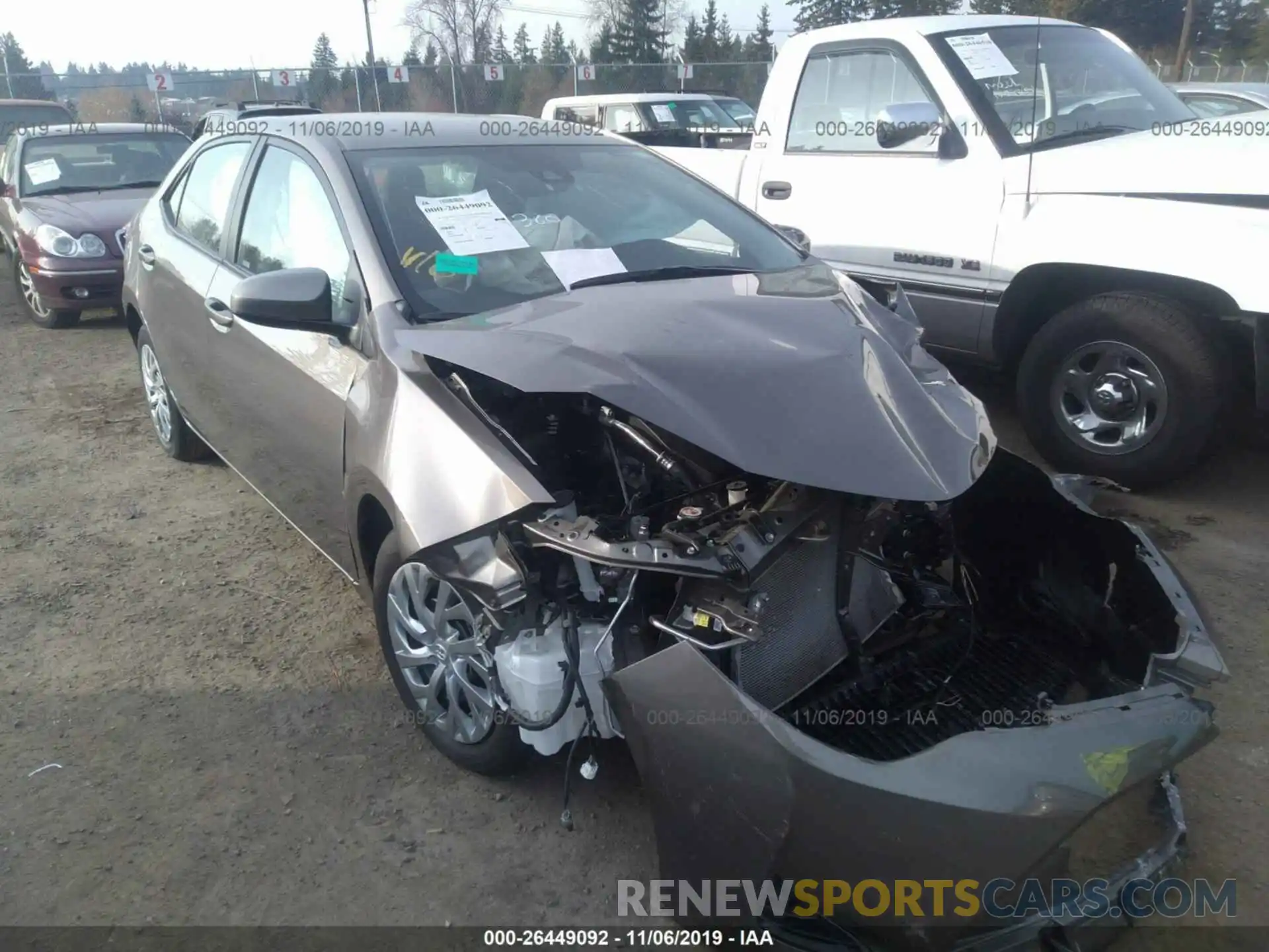 1 Photograph of a damaged car 2T1BURHEXKC206503 TOYOTA COROLLA 2019