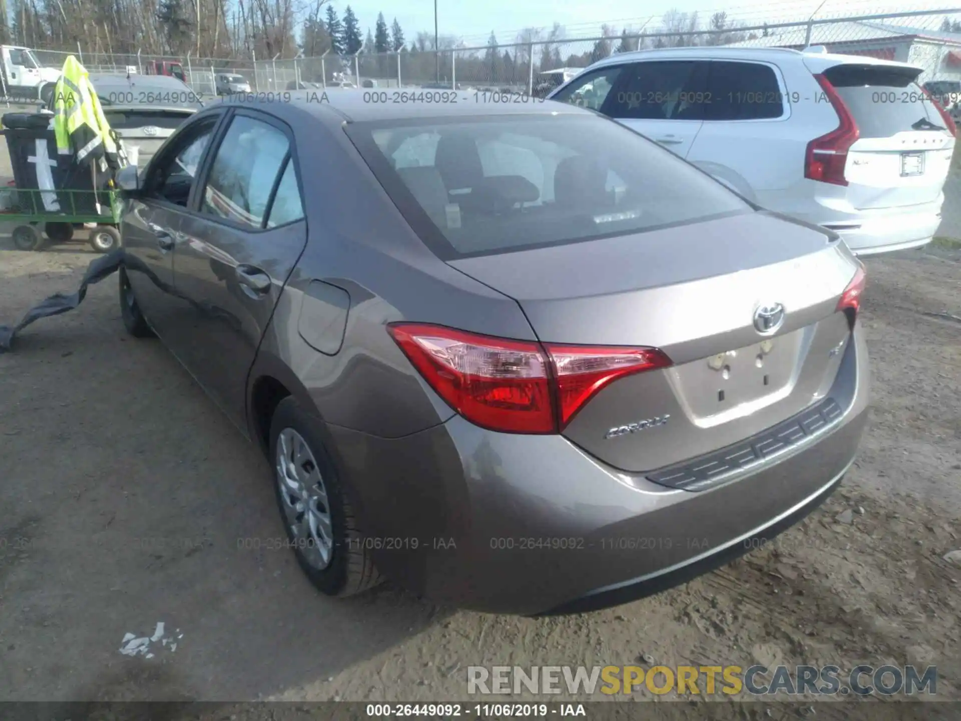 3 Photograph of a damaged car 2T1BURHEXKC206503 TOYOTA COROLLA 2019