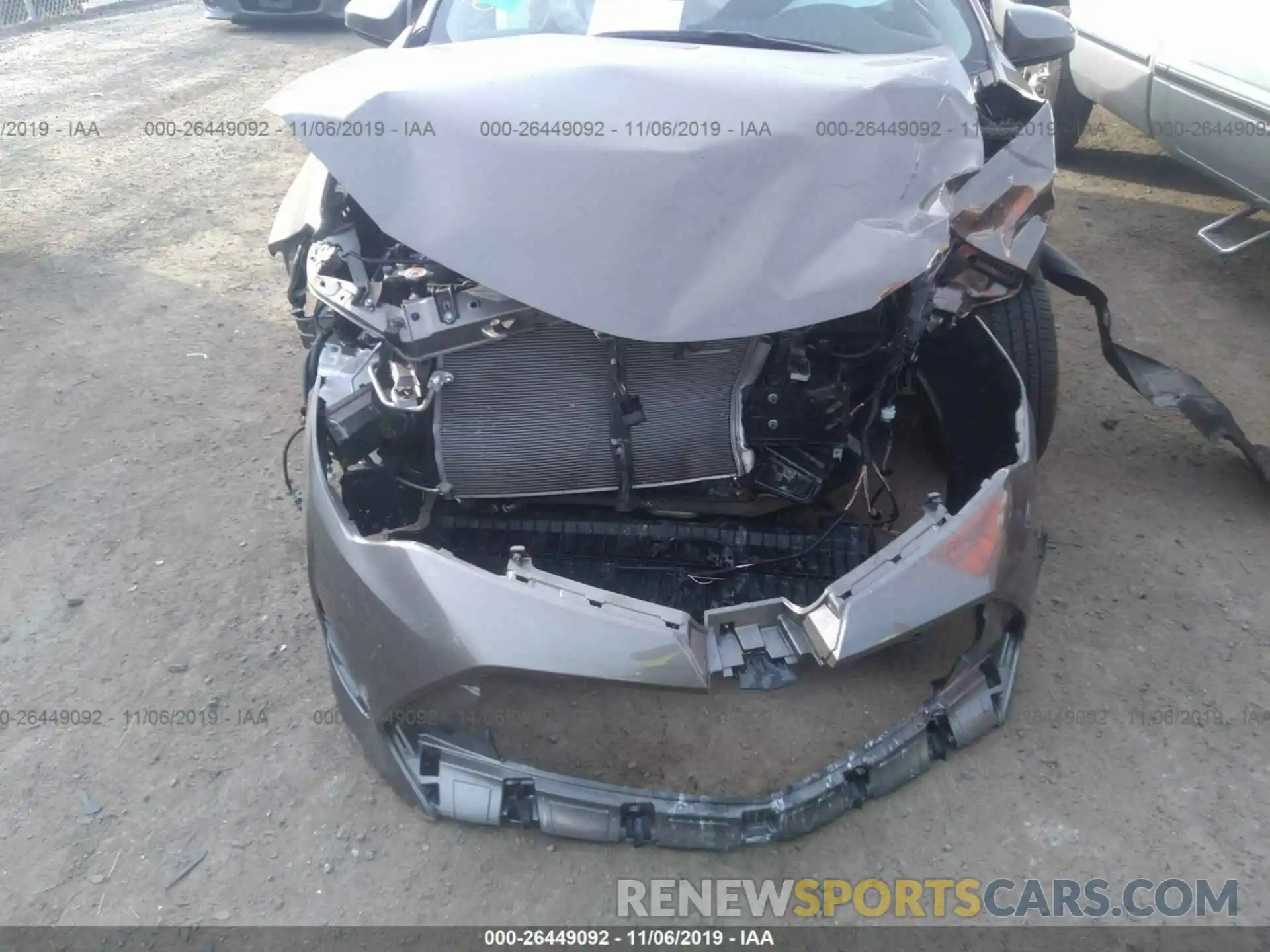 6 Photograph of a damaged car 2T1BURHEXKC206503 TOYOTA COROLLA 2019