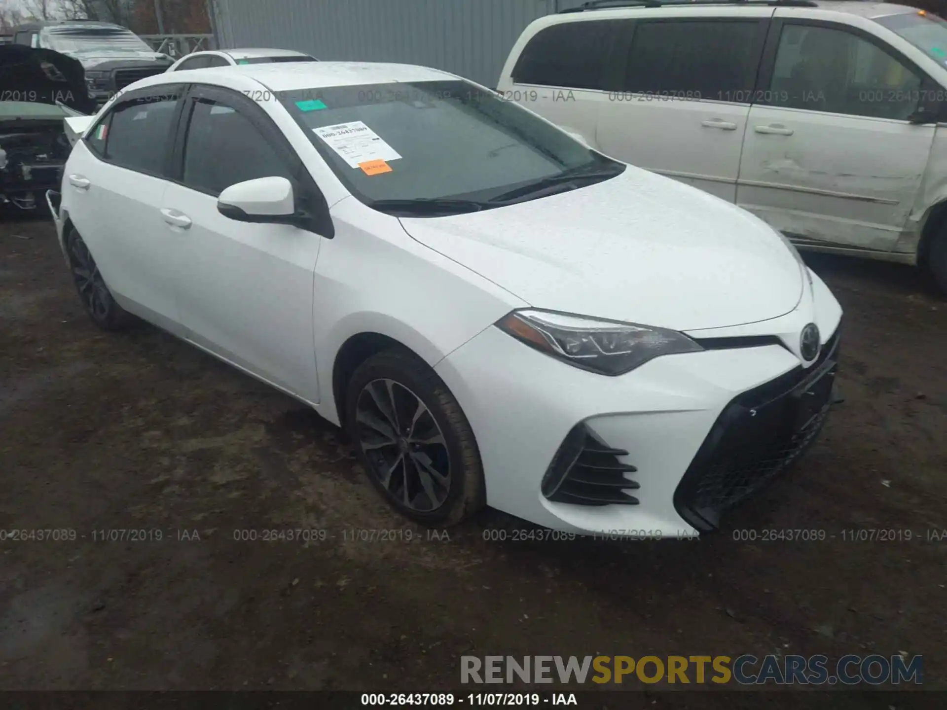 1 Photograph of a damaged car 2T1BURHEXKC207070 TOYOTA COROLLA 2019