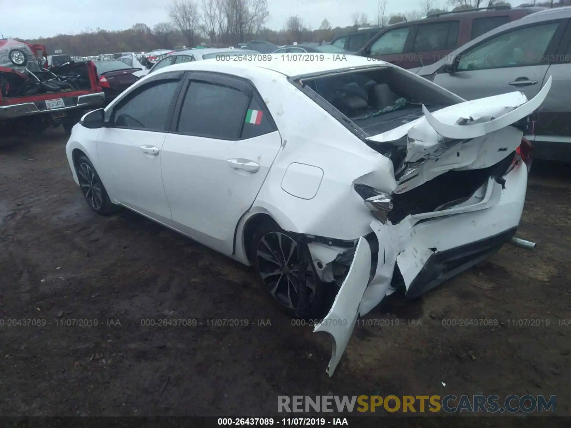 3 Photograph of a damaged car 2T1BURHEXKC207070 TOYOTA COROLLA 2019