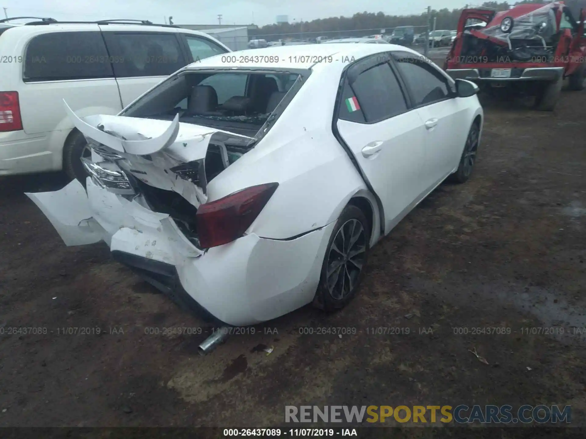 4 Photograph of a damaged car 2T1BURHEXKC207070 TOYOTA COROLLA 2019