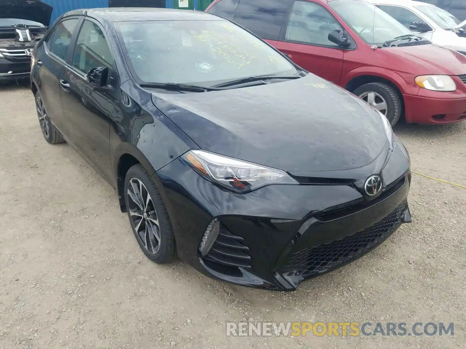 1 Photograph of a damaged car 2T1BURHEXKC207229 TOYOTA COROLLA 2019