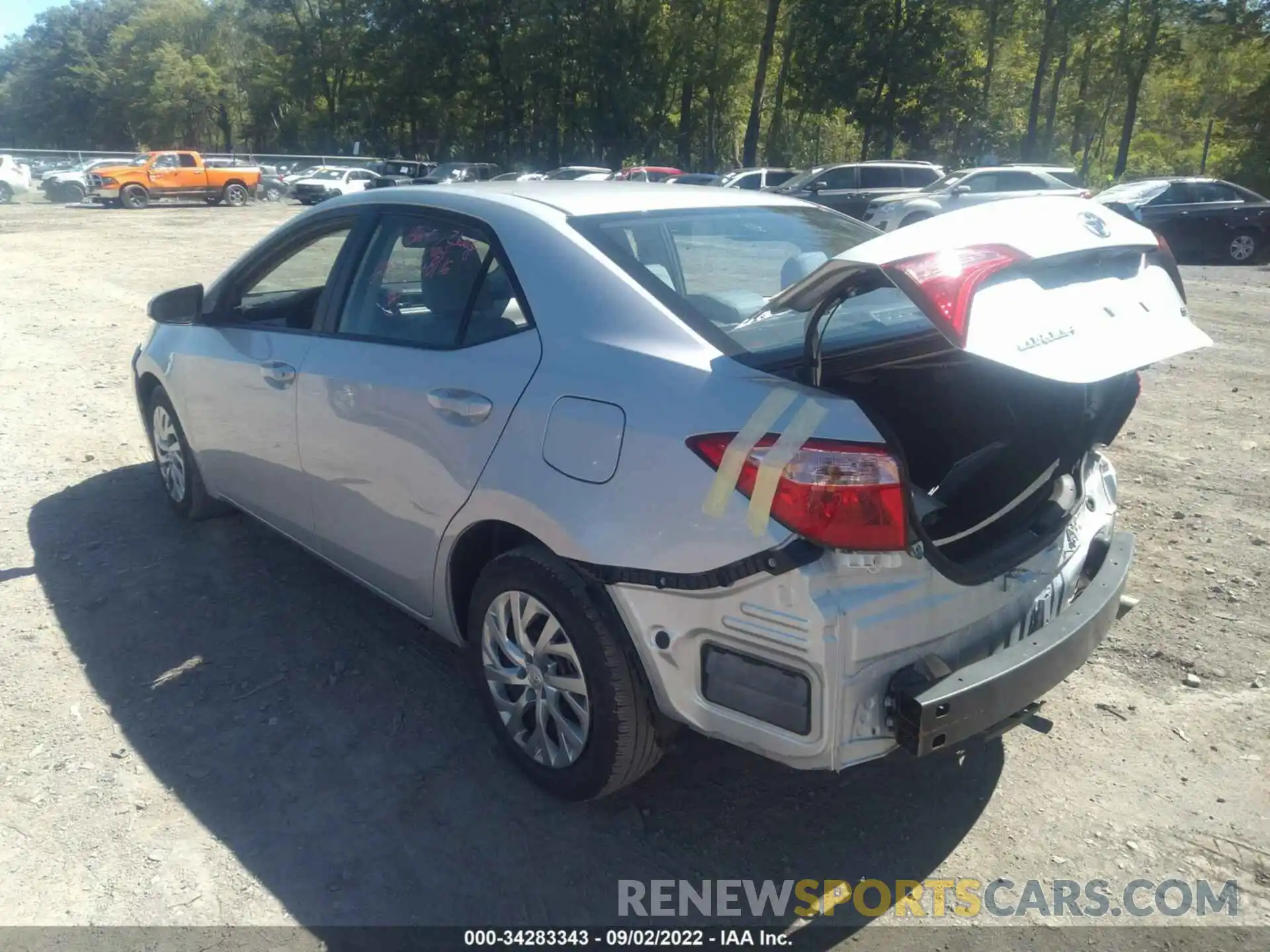 3 Photograph of a damaged car 2T1BURHEXKC207568 TOYOTA COROLLA 2019