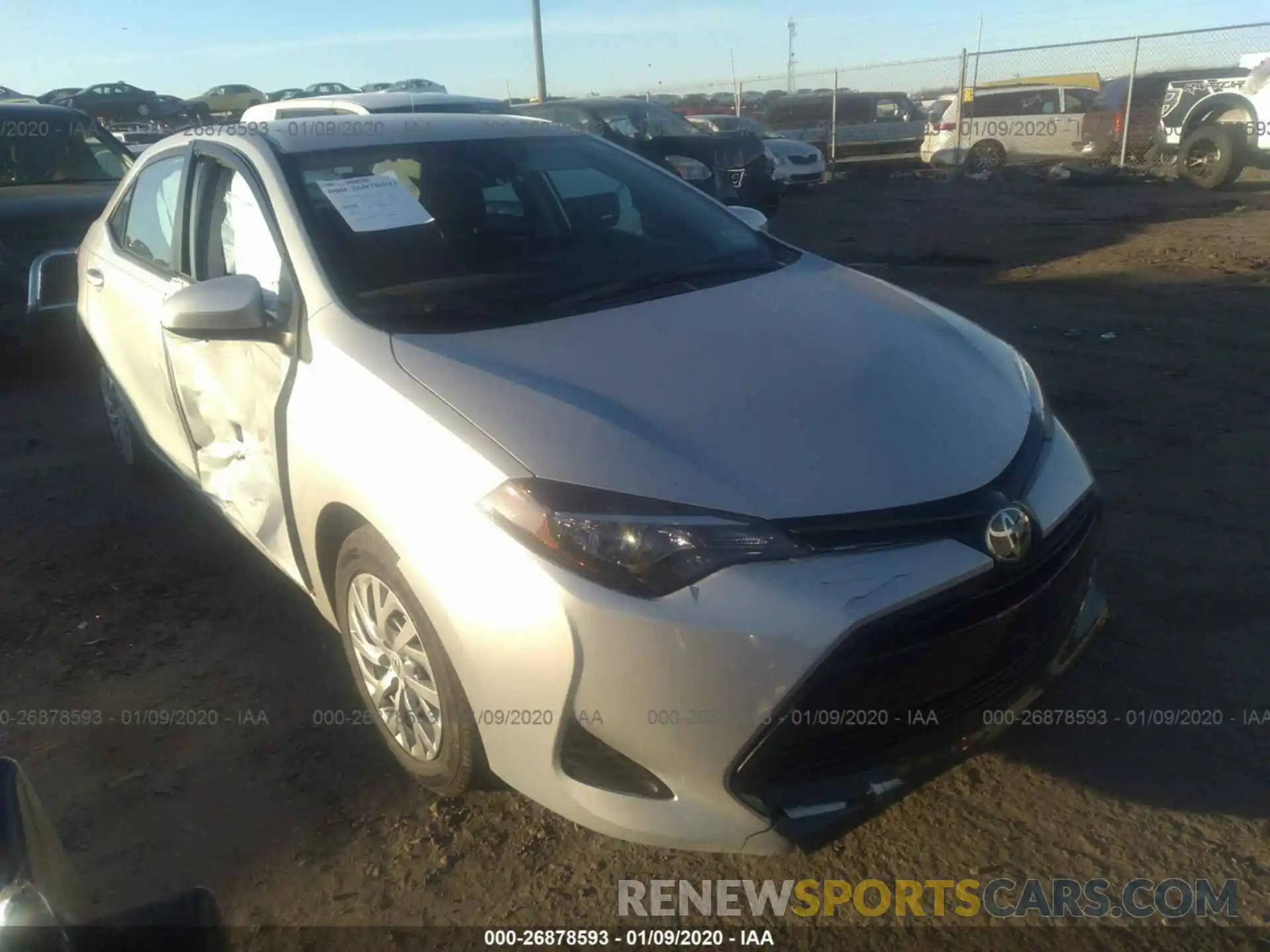 1 Photograph of a damaged car 2T1BURHEXKC208333 TOYOTA COROLLA 2019