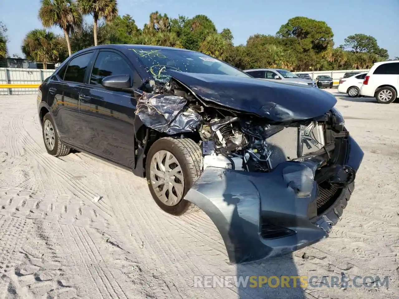 1 Photograph of a damaged car 2T1BURHEXKC208705 TOYOTA COROLLA 2019