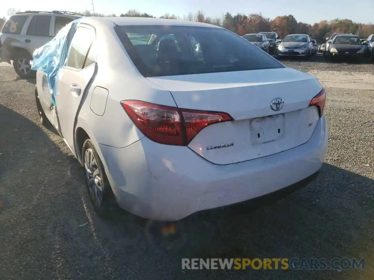 3 Photograph of a damaged car 2T1BURHEXKC208719 TOYOTA COROLLA 2019