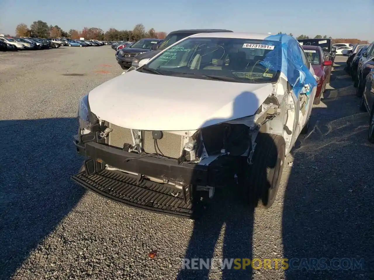 9 Photograph of a damaged car 2T1BURHEXKC208719 TOYOTA COROLLA 2019