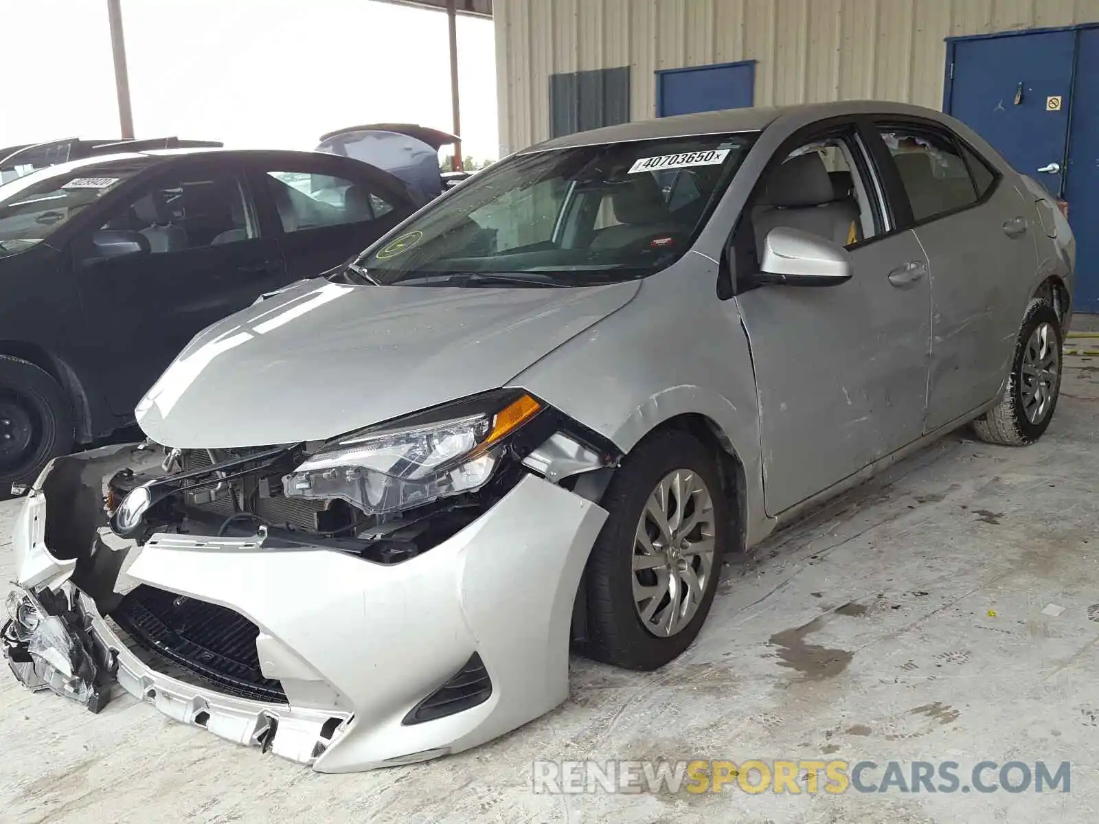 2 Photograph of a damaged car 2T1BURHEXKC209059 TOYOTA COROLLA 2019