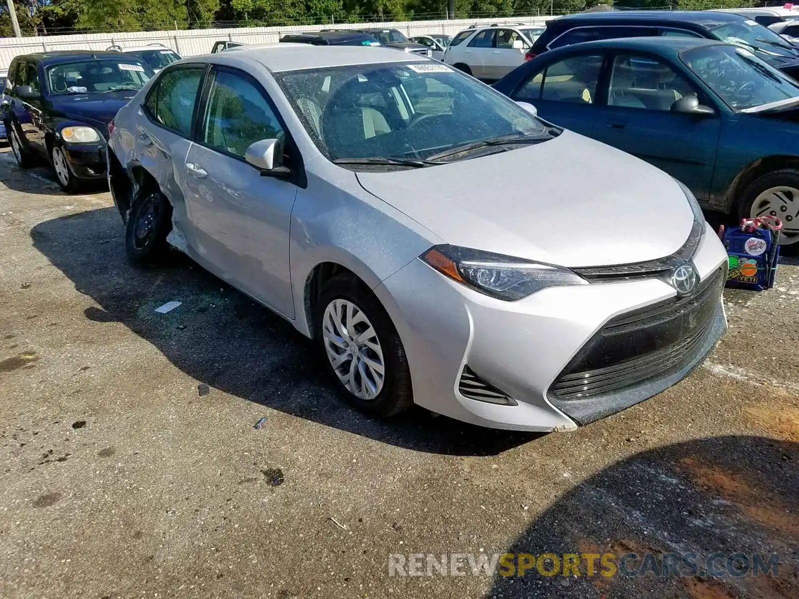 1 Photograph of a damaged car 2T1BURHEXKC209076 TOYOTA COROLLA 2019