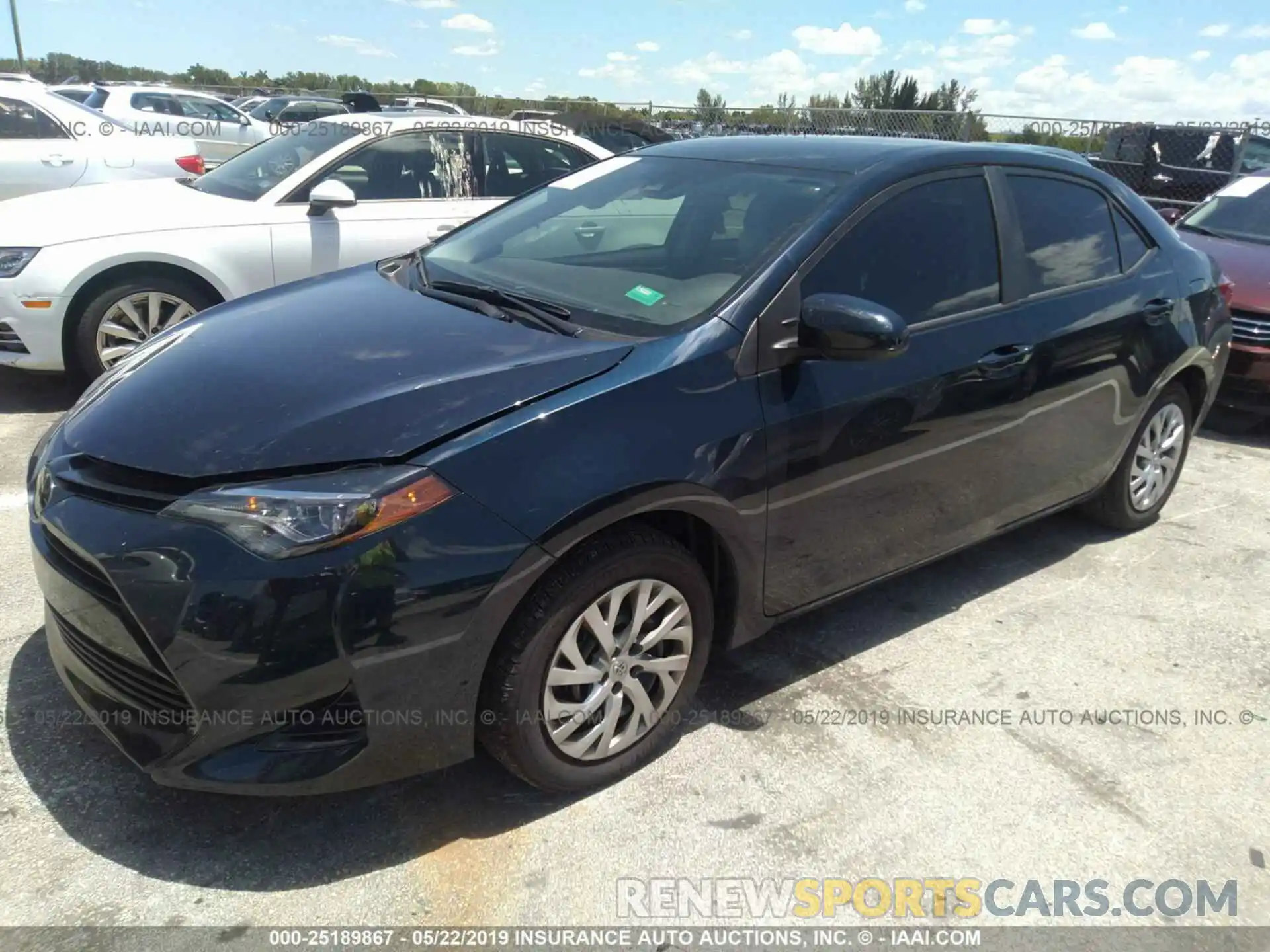 2 Photograph of a damaged car 2T1BURHEXKC209370 TOYOTA COROLLA 2019