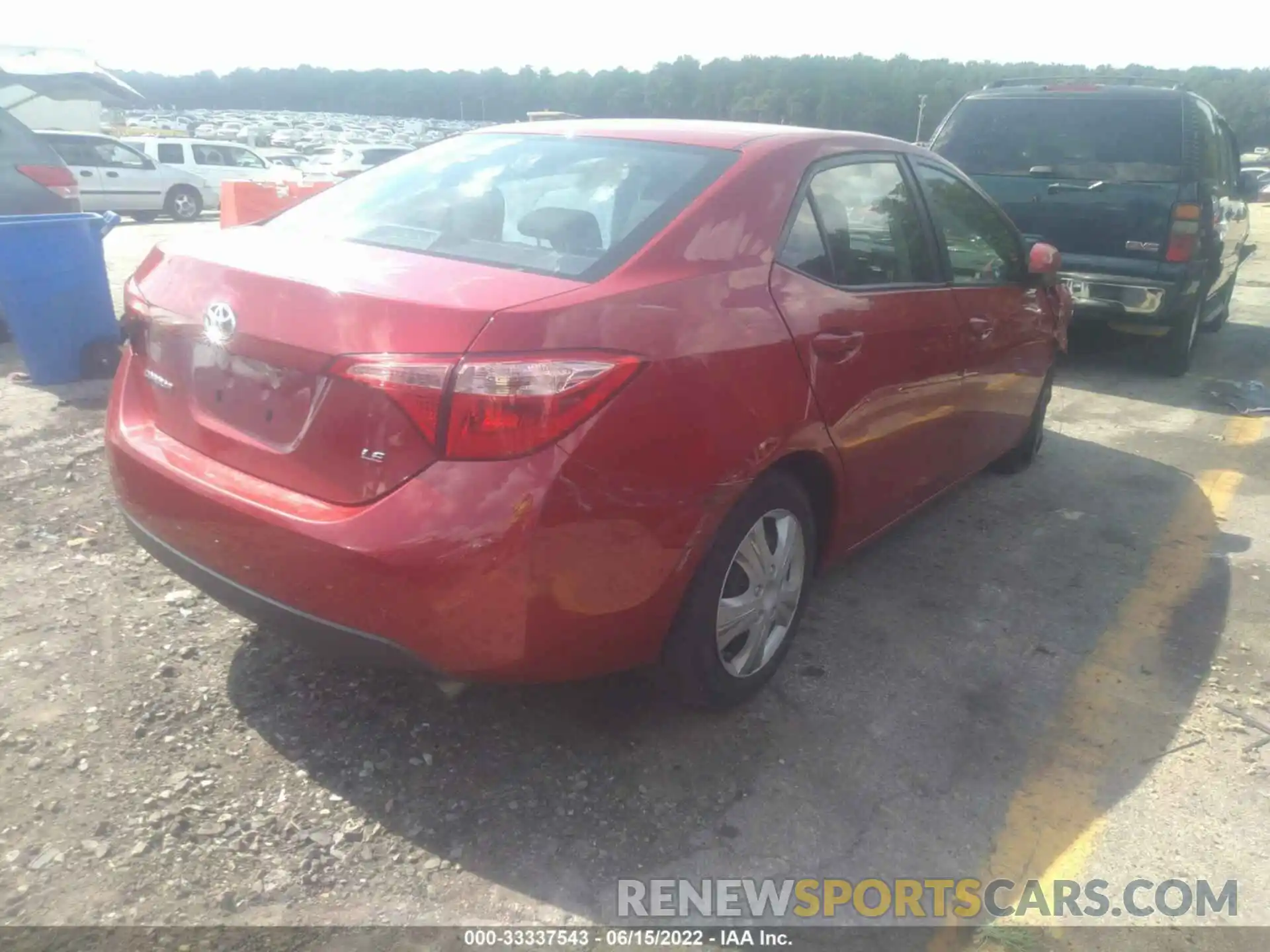 4 Photograph of a damaged car 2T1BURHEXKC209384 TOYOTA COROLLA 2019