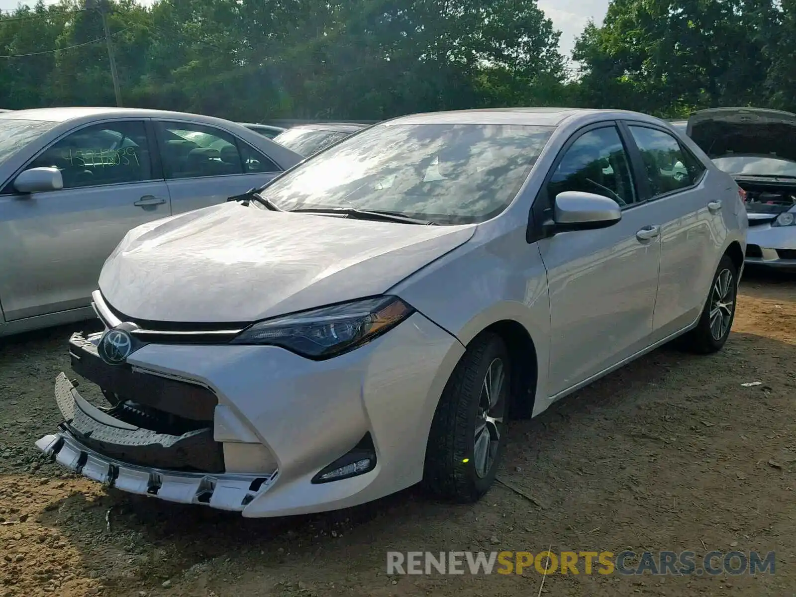 2 Photograph of a damaged car 2T1BURHEXKC209675 TOYOTA COROLLA 2019