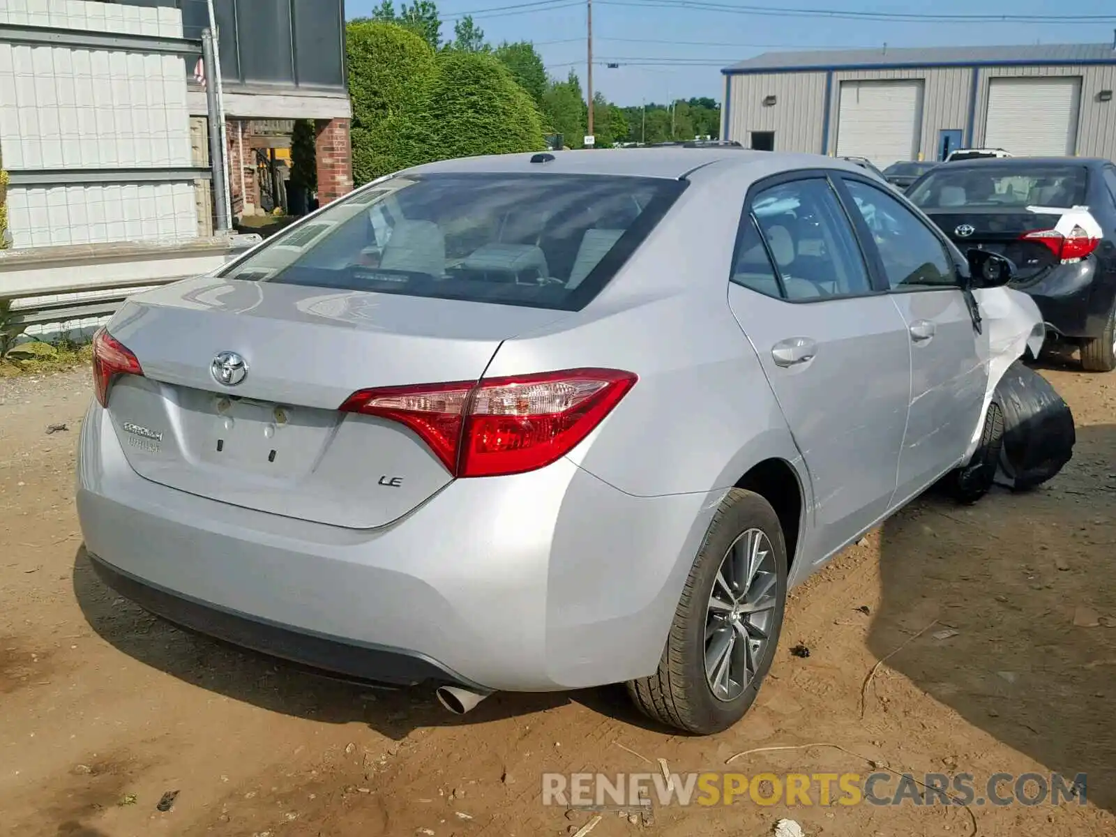 4 Photograph of a damaged car 2T1BURHEXKC209675 TOYOTA COROLLA 2019