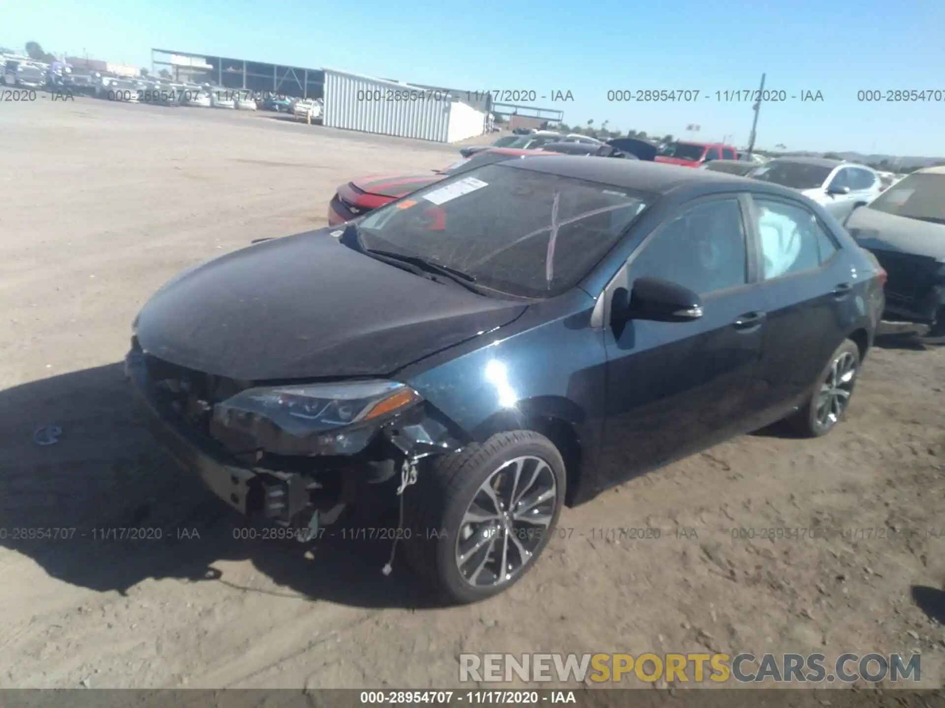 2 Photograph of a damaged car 2T1BURHEXKC209871 TOYOTA COROLLA 2019