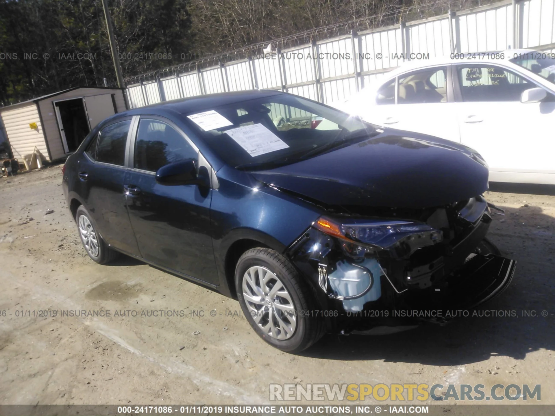 1 Photograph of a damaged car 2T1BURHEXKC210163 TOYOTA COROLLA 2019