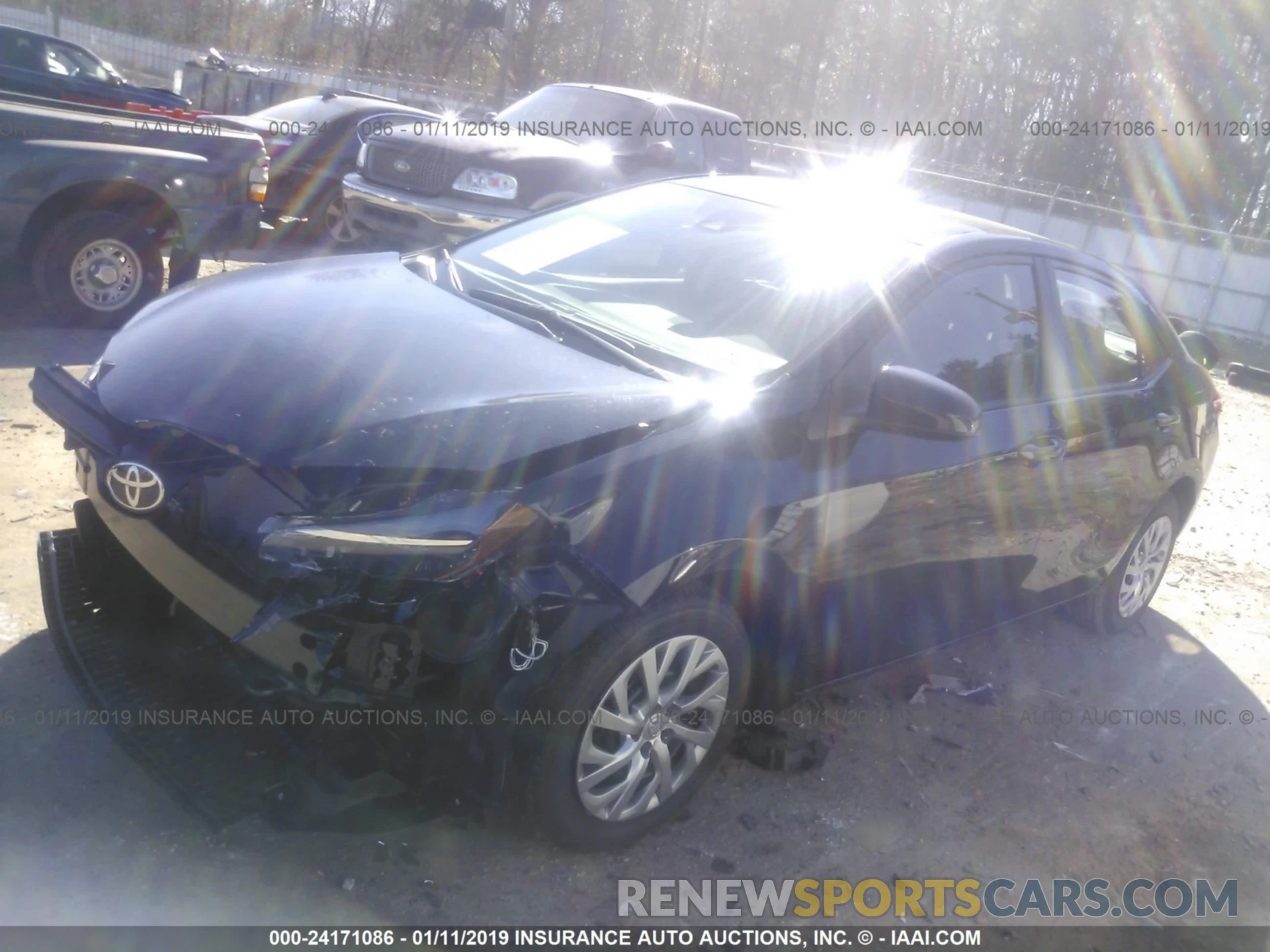 2 Photograph of a damaged car 2T1BURHEXKC210163 TOYOTA COROLLA 2019