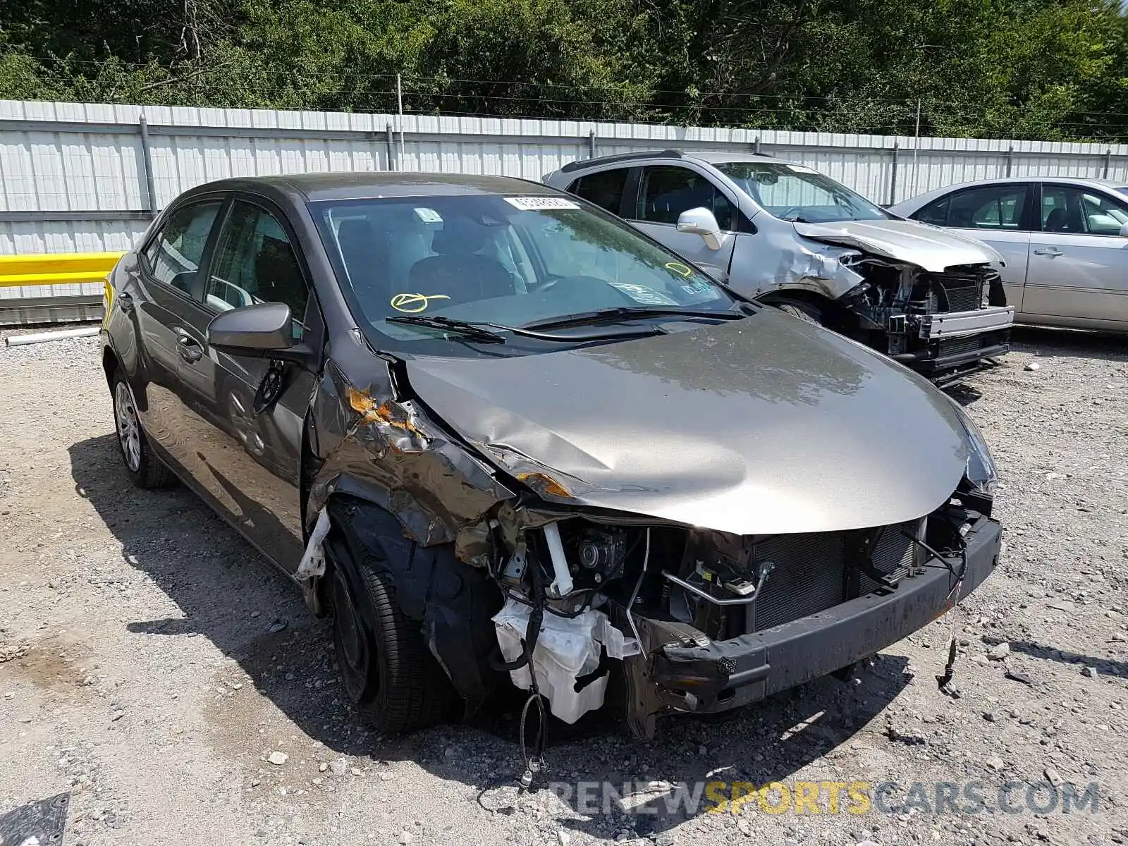 1 Photograph of a damaged car 2T1BURHEXKC210728 TOYOTA COROLLA 2019