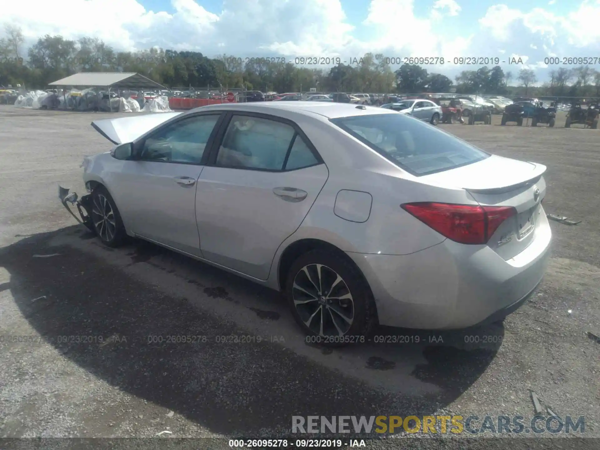 3 Photograph of a damaged car 2T1BURHEXKC210759 TOYOTA COROLLA 2019