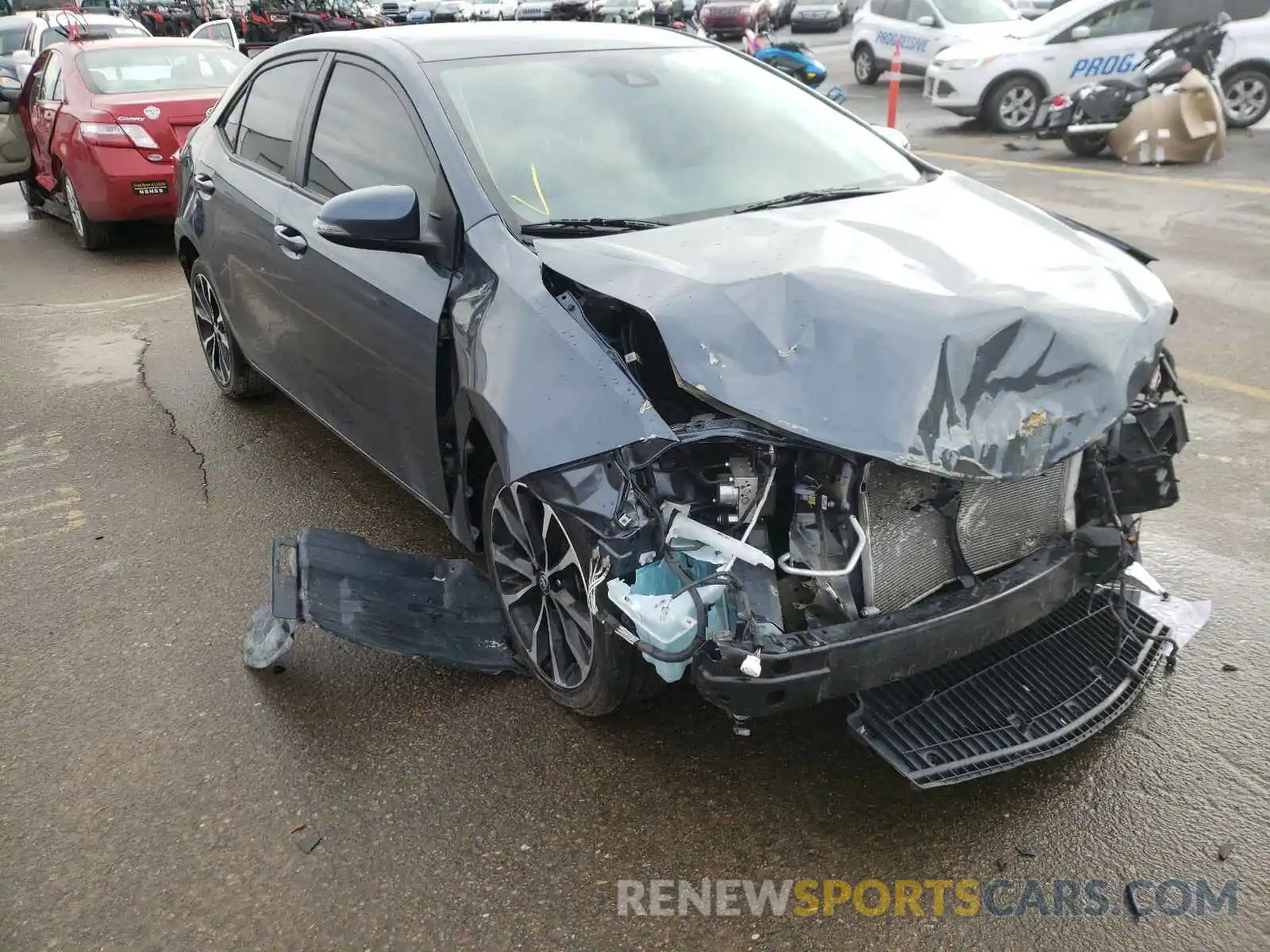 1 Photograph of a damaged car 2T1BURHEXKC211300 TOYOTA COROLLA 2019